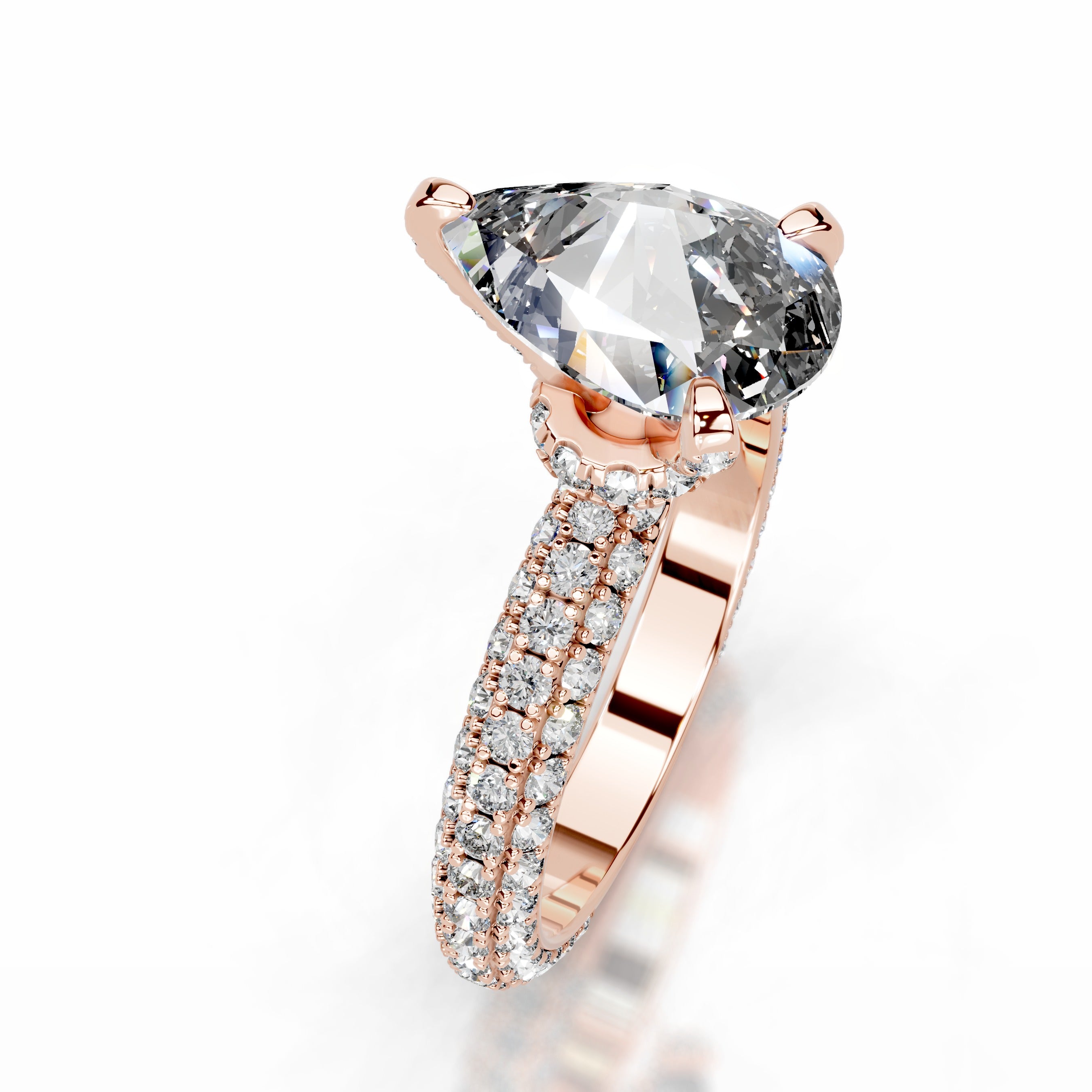 Milly Diamond Engagement Ring - 14K Rose Gold