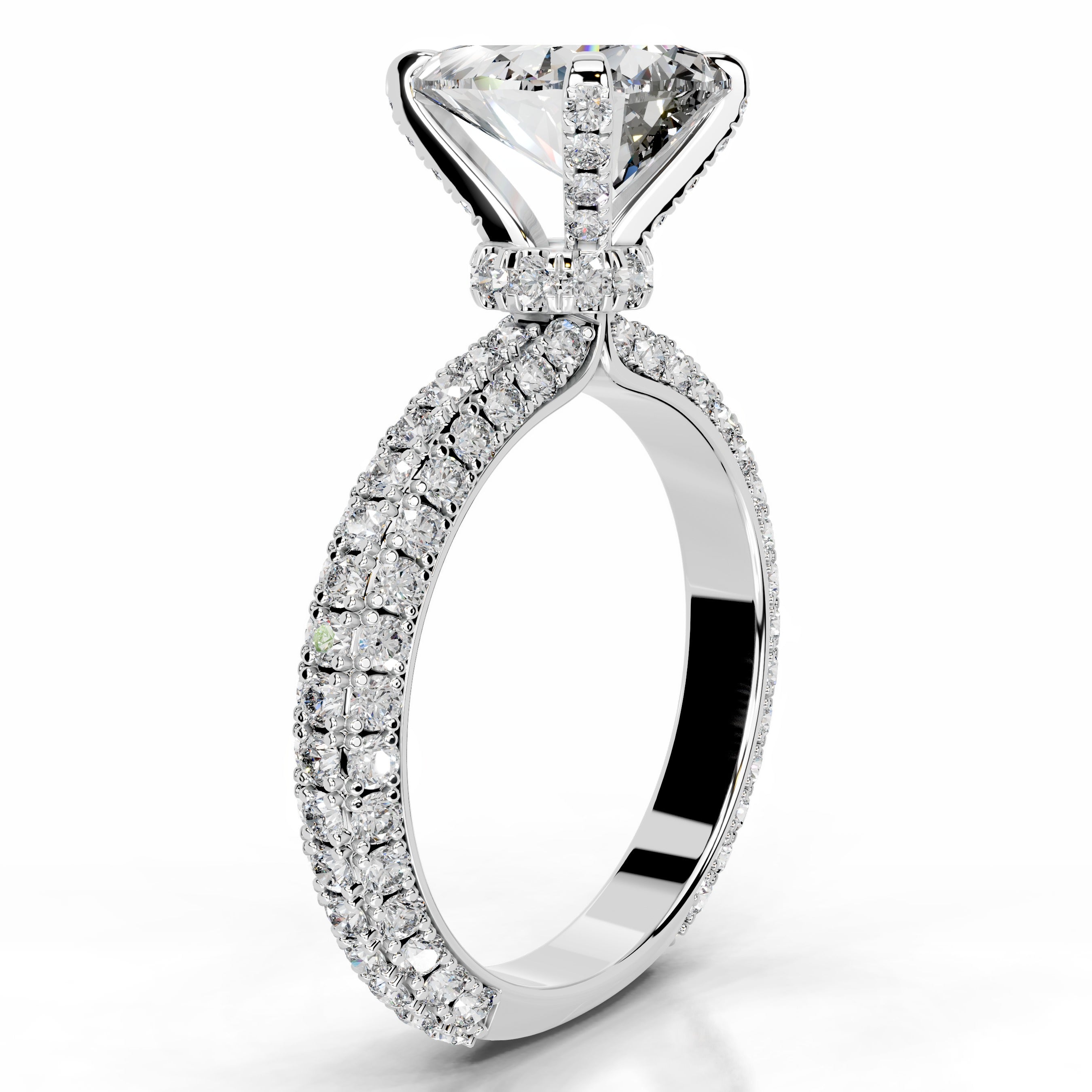 Milly Diamond Engagement Ring - 14K White Gold