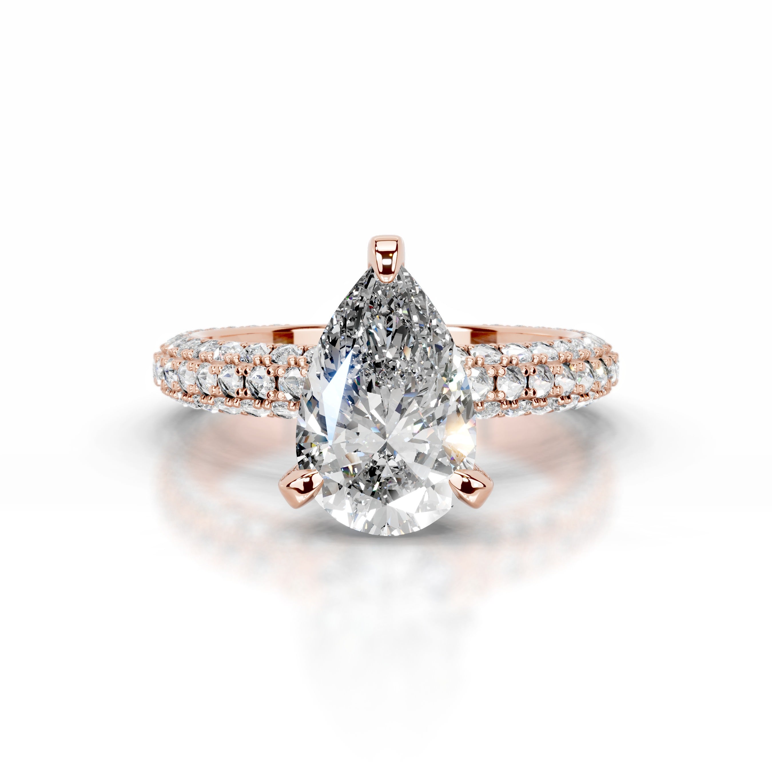 Milly Diamond Engagement Ring - 14K Rose Gold