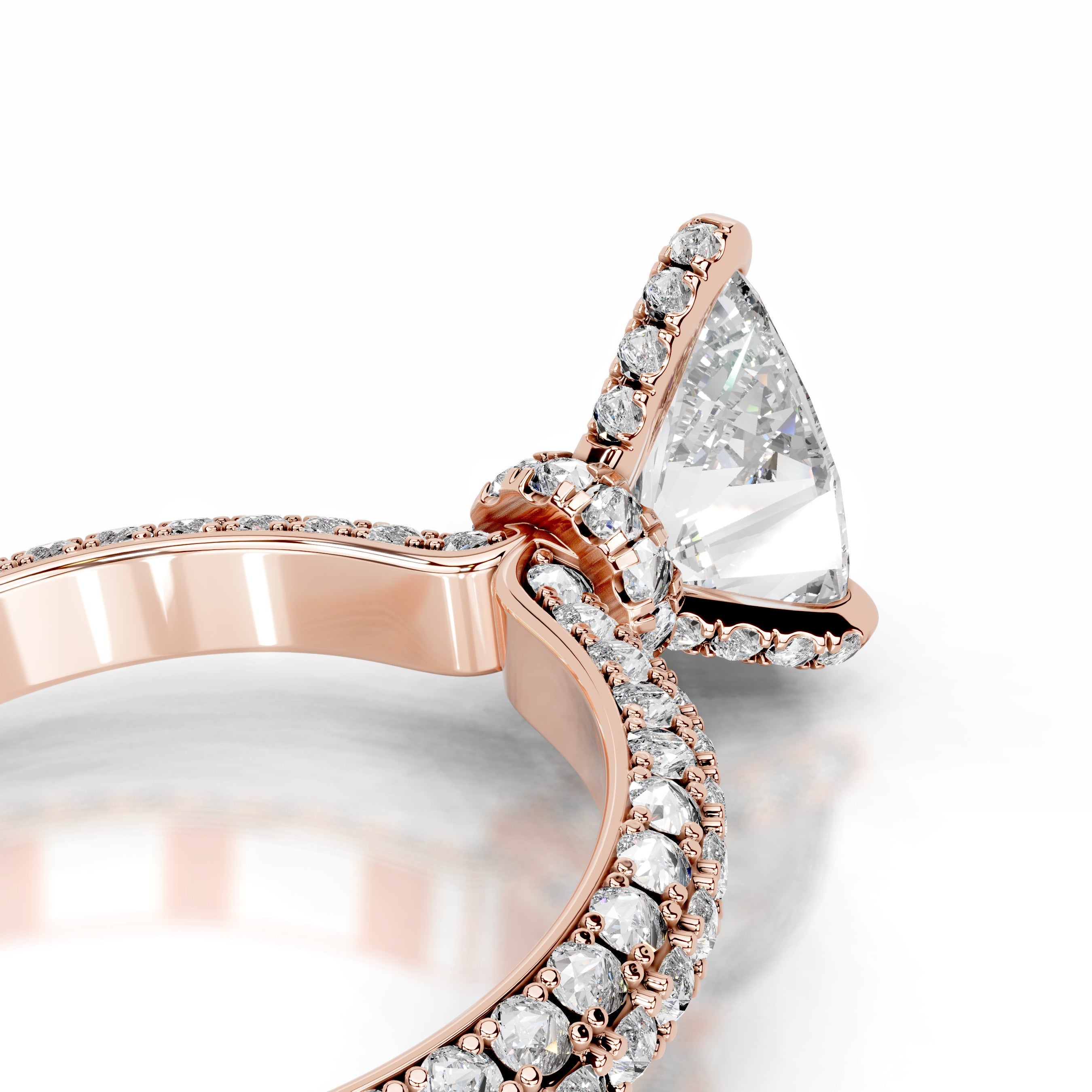 Milly Diamond Engagement Ring - 14K Rose Gold