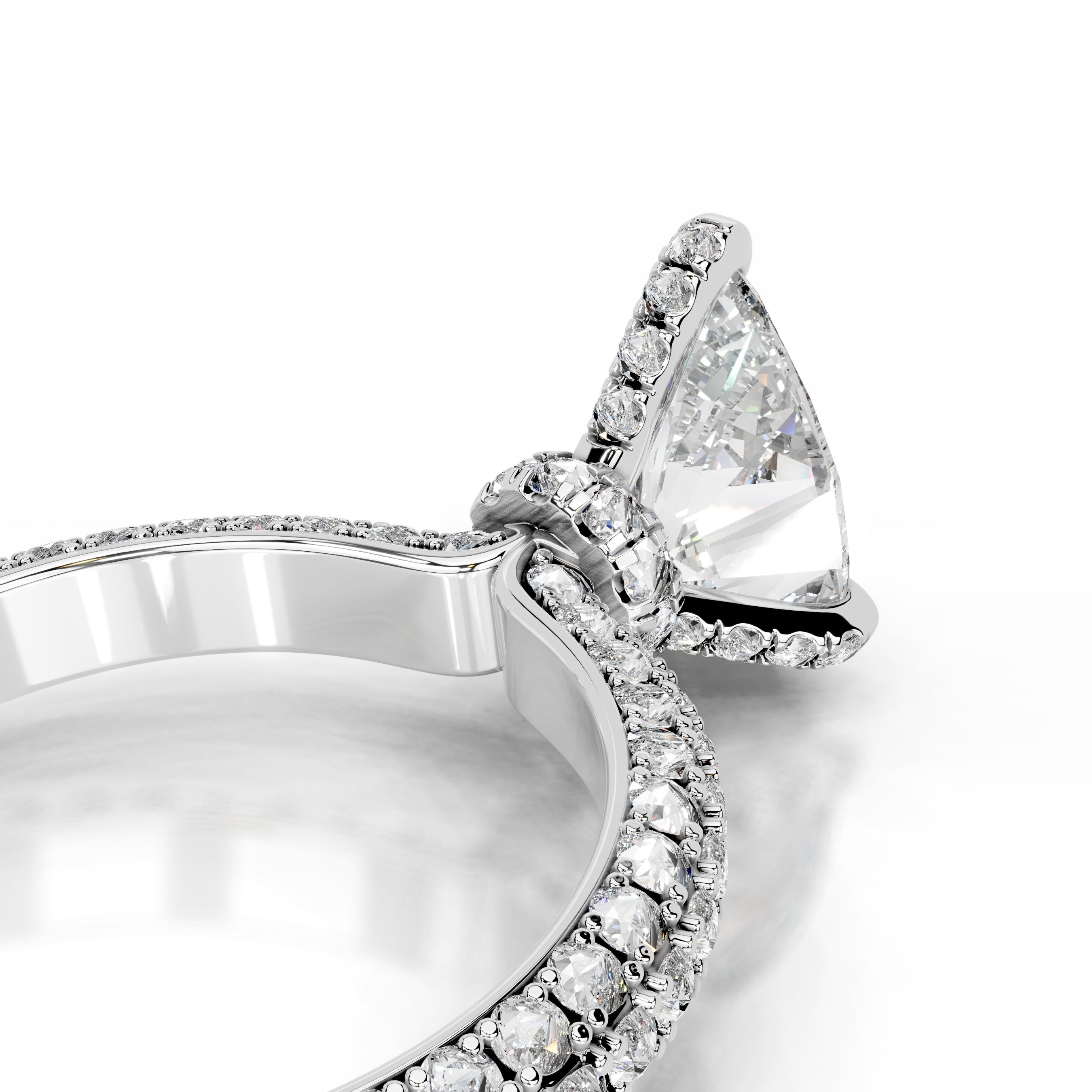 Milly Diamond Engagement Ring - 14K White Gold