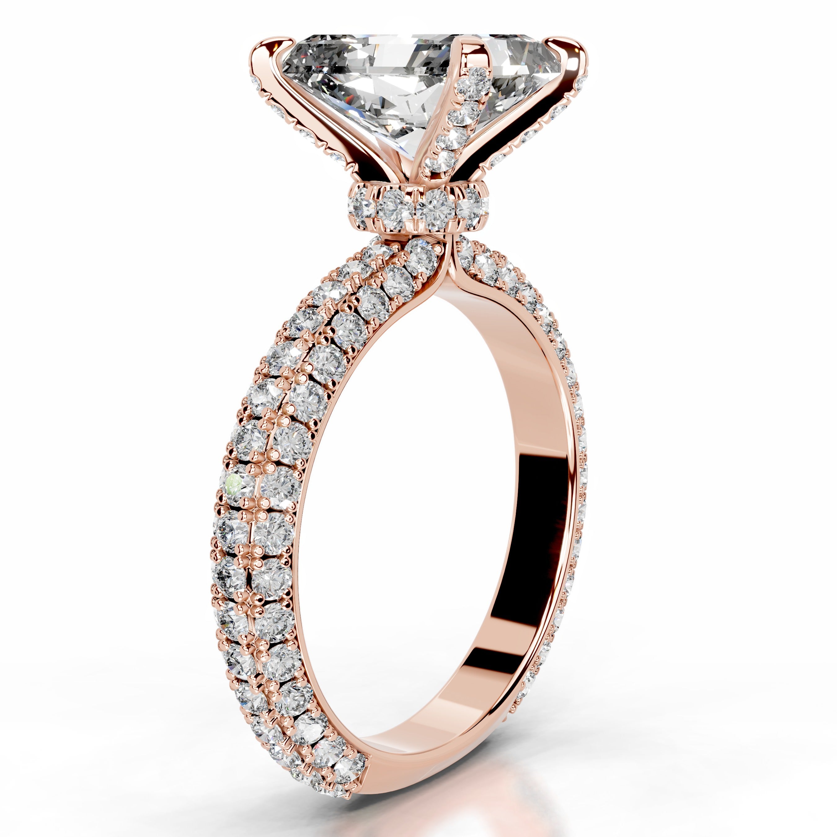 Milly Diamond Engagement Ring - 14K Rose Gold