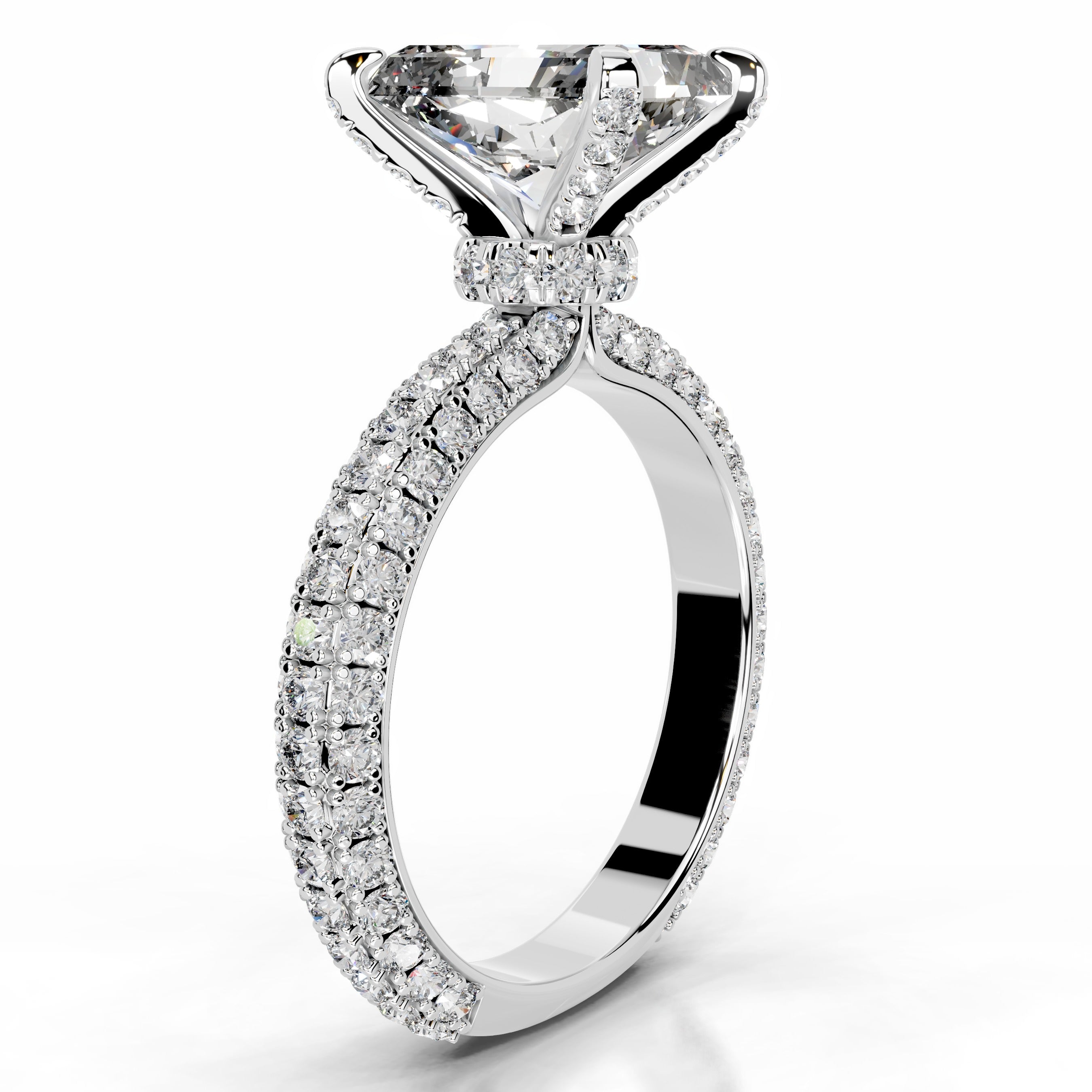 Milly Diamond Engagement Ring - 14K White Gold