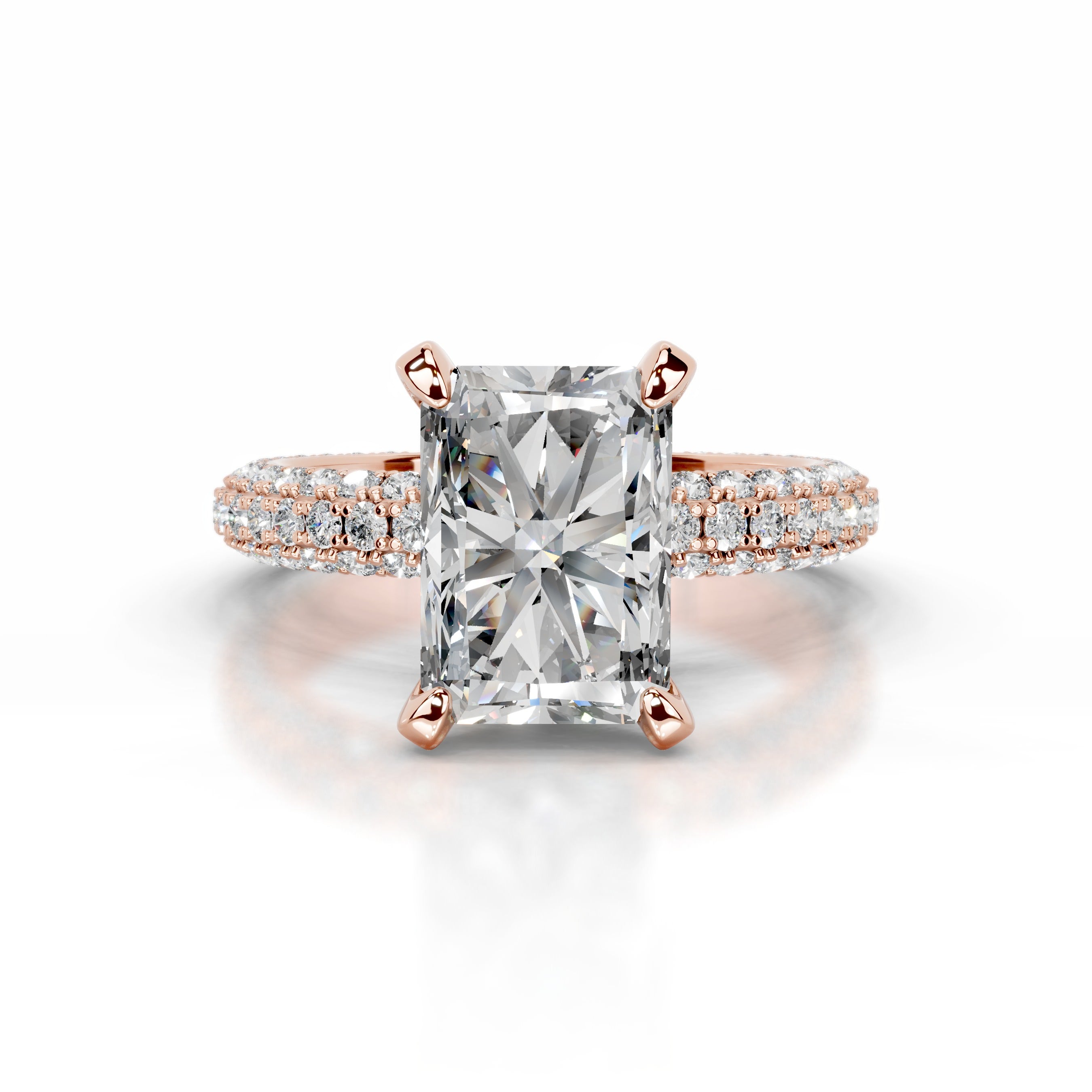 Milly Diamond Engagement Ring - 14K Rose Gold