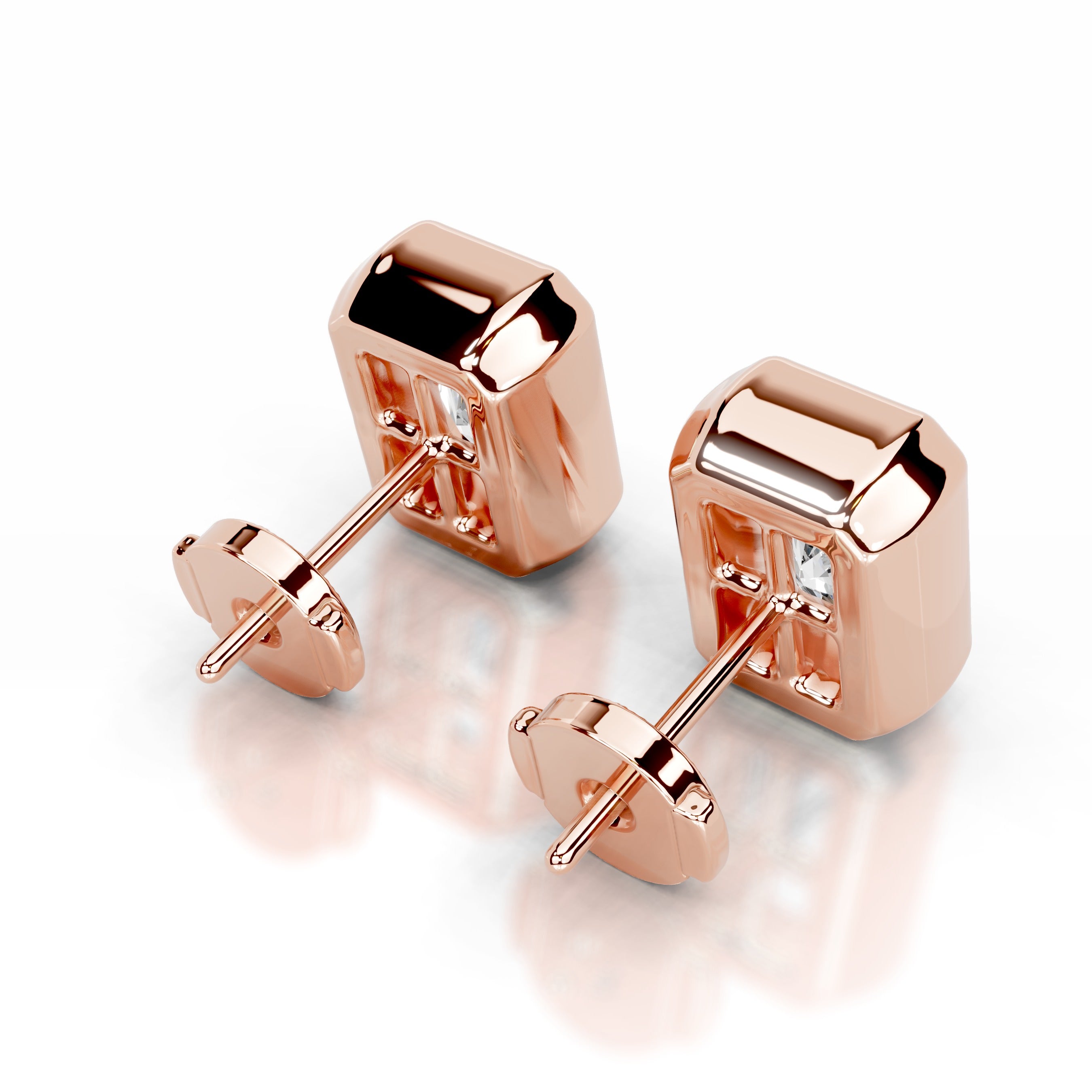 Janice Diamond Earrings - 14K Rose Gold