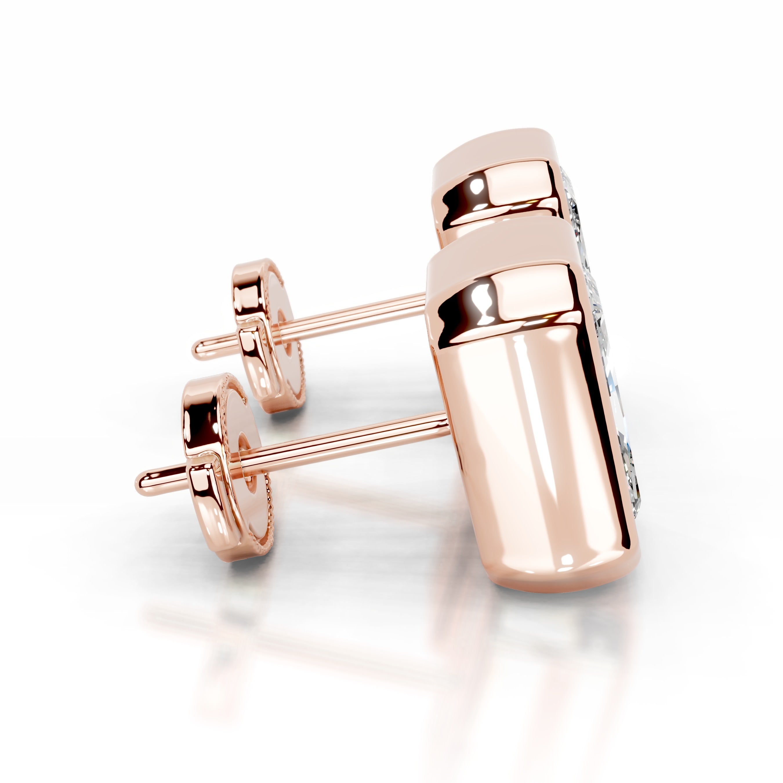 Janice Diamond Earrings - 14K Rose Gold