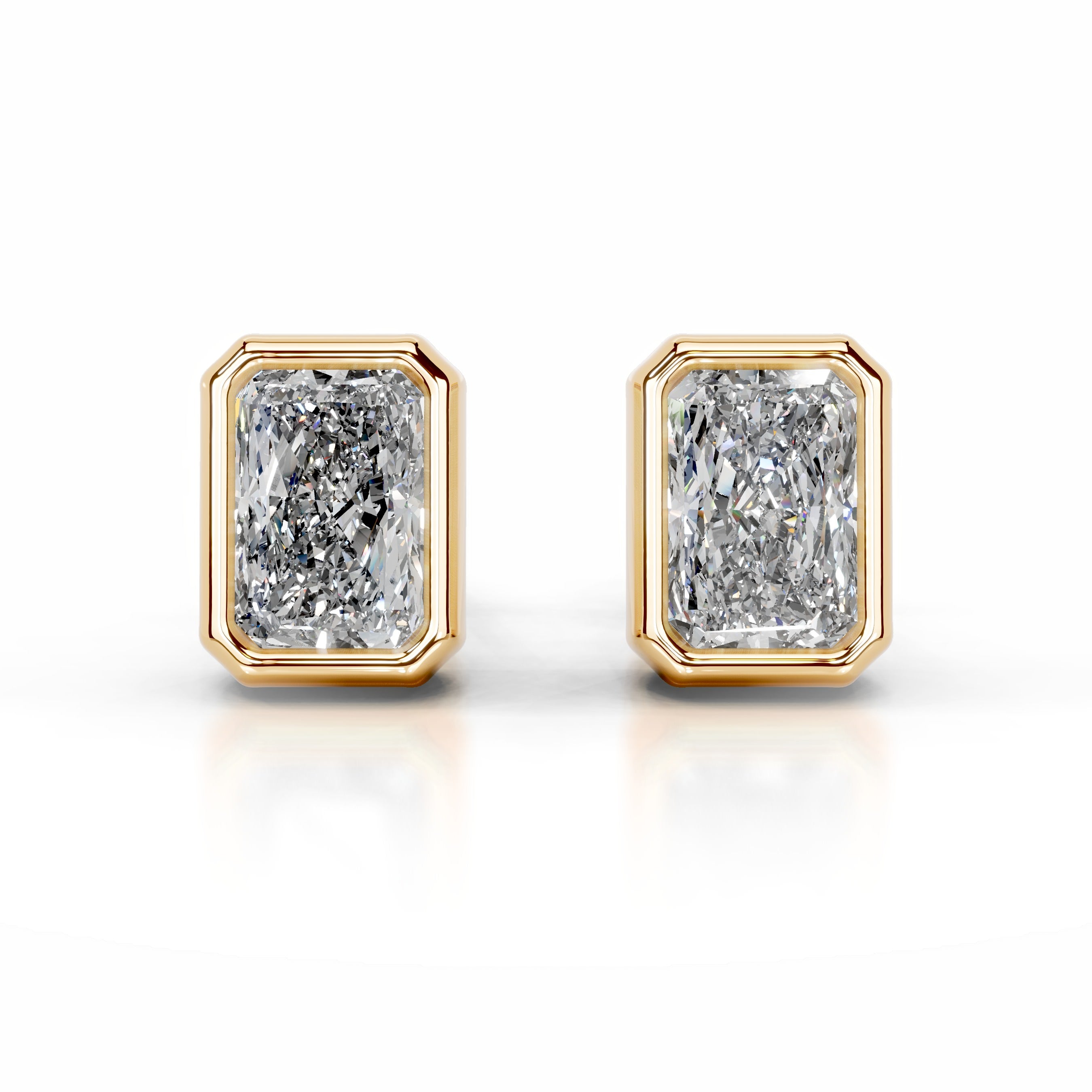 Janice Diamond Earrings - 18K Yellow Gold