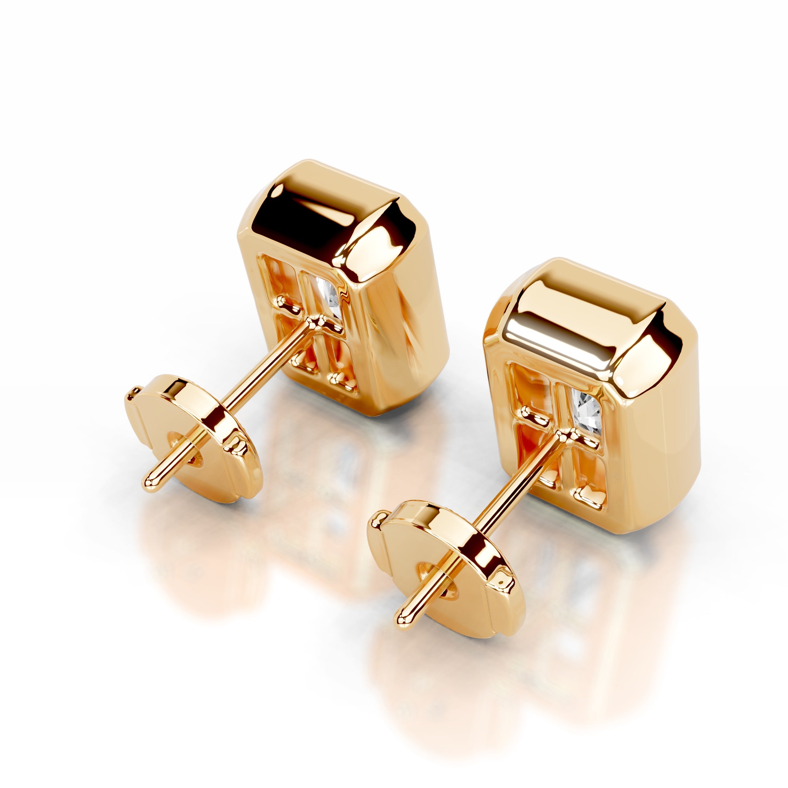 Janice Diamond Earrings - 18K Yellow Gold