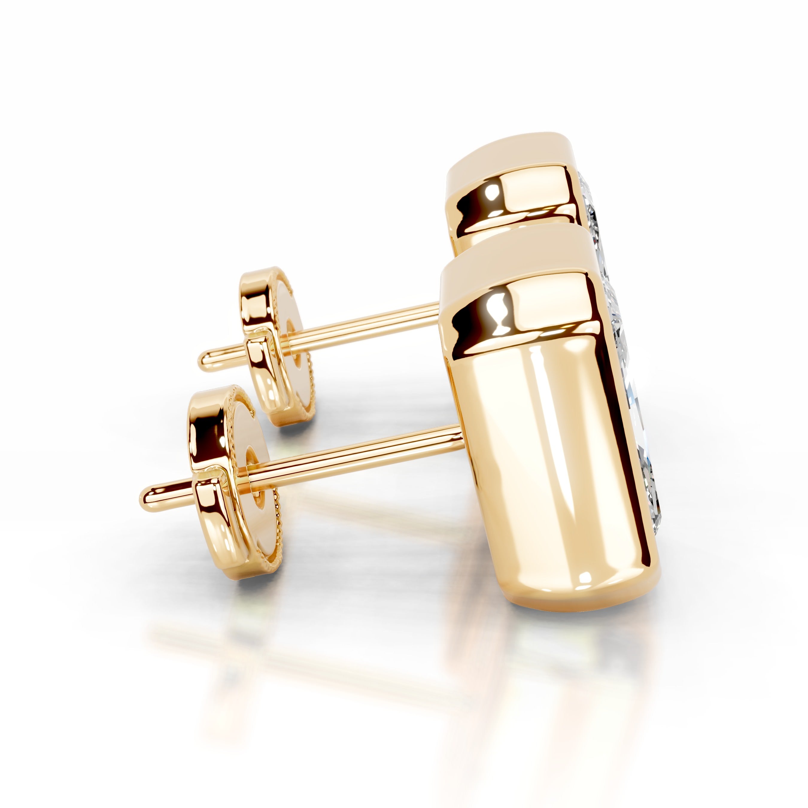 Janice Diamond Earrings - 18K Yellow Gold