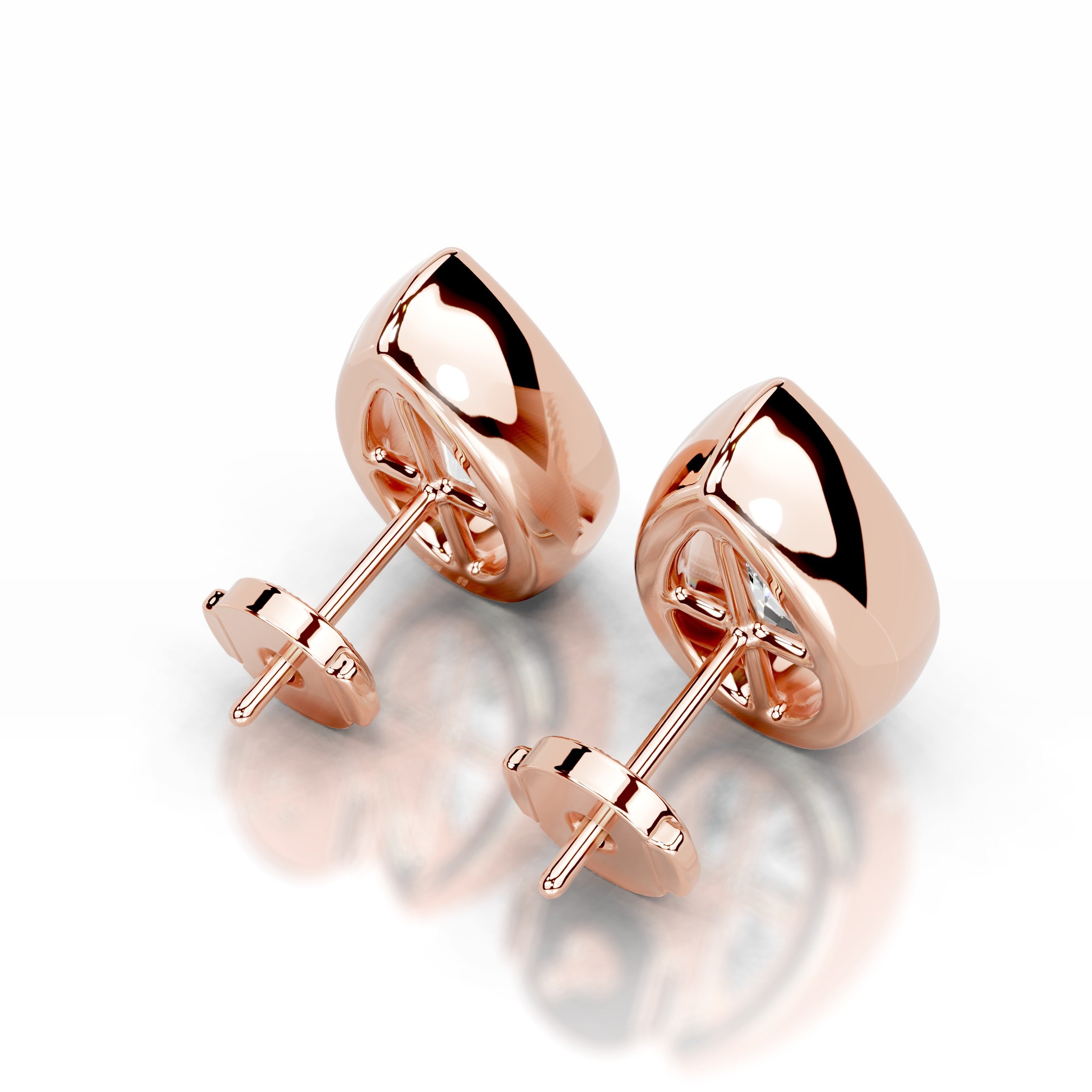 Janice Diamond Earrings - 14K Rose Gold