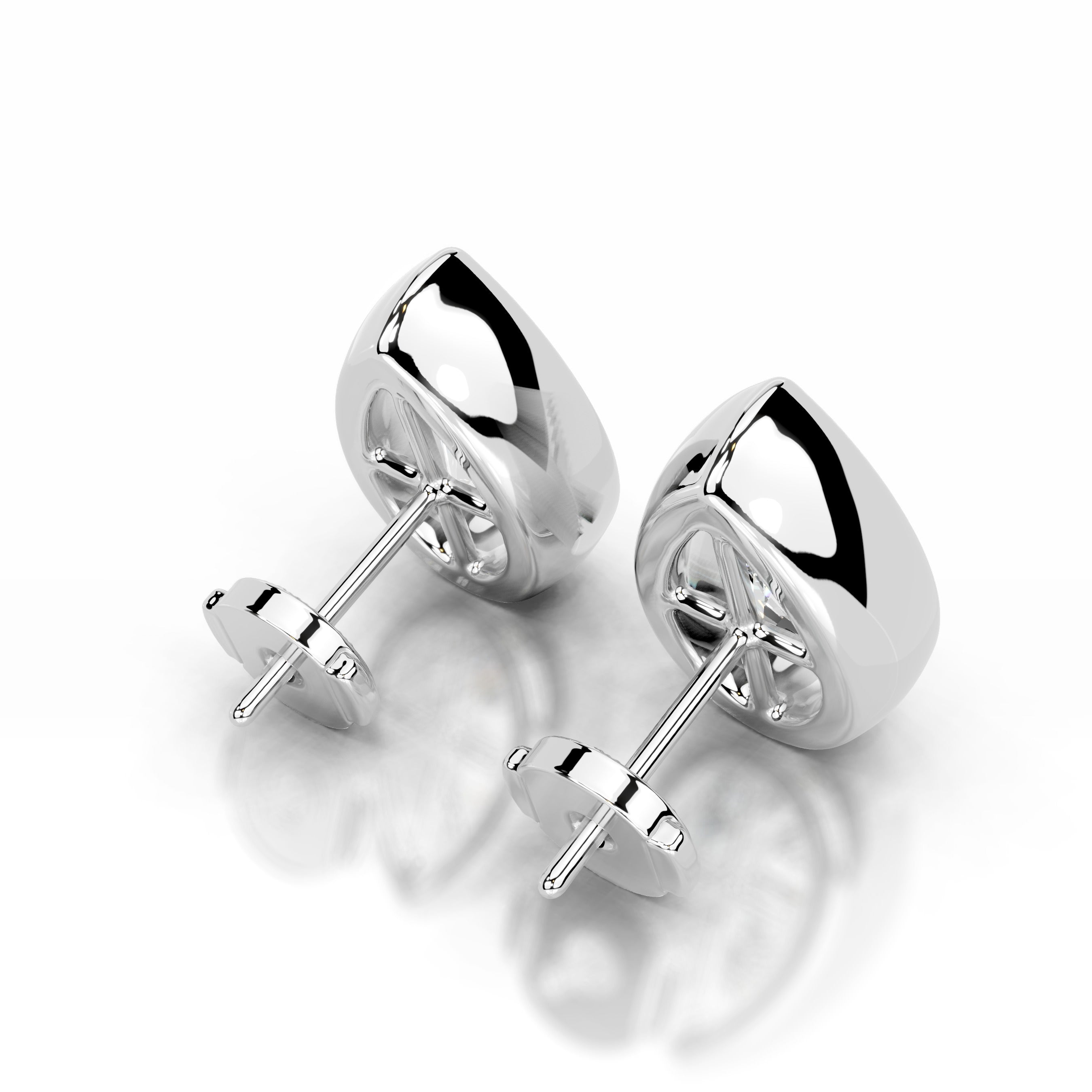 Janice Diamond Earrings - 18K White Gold