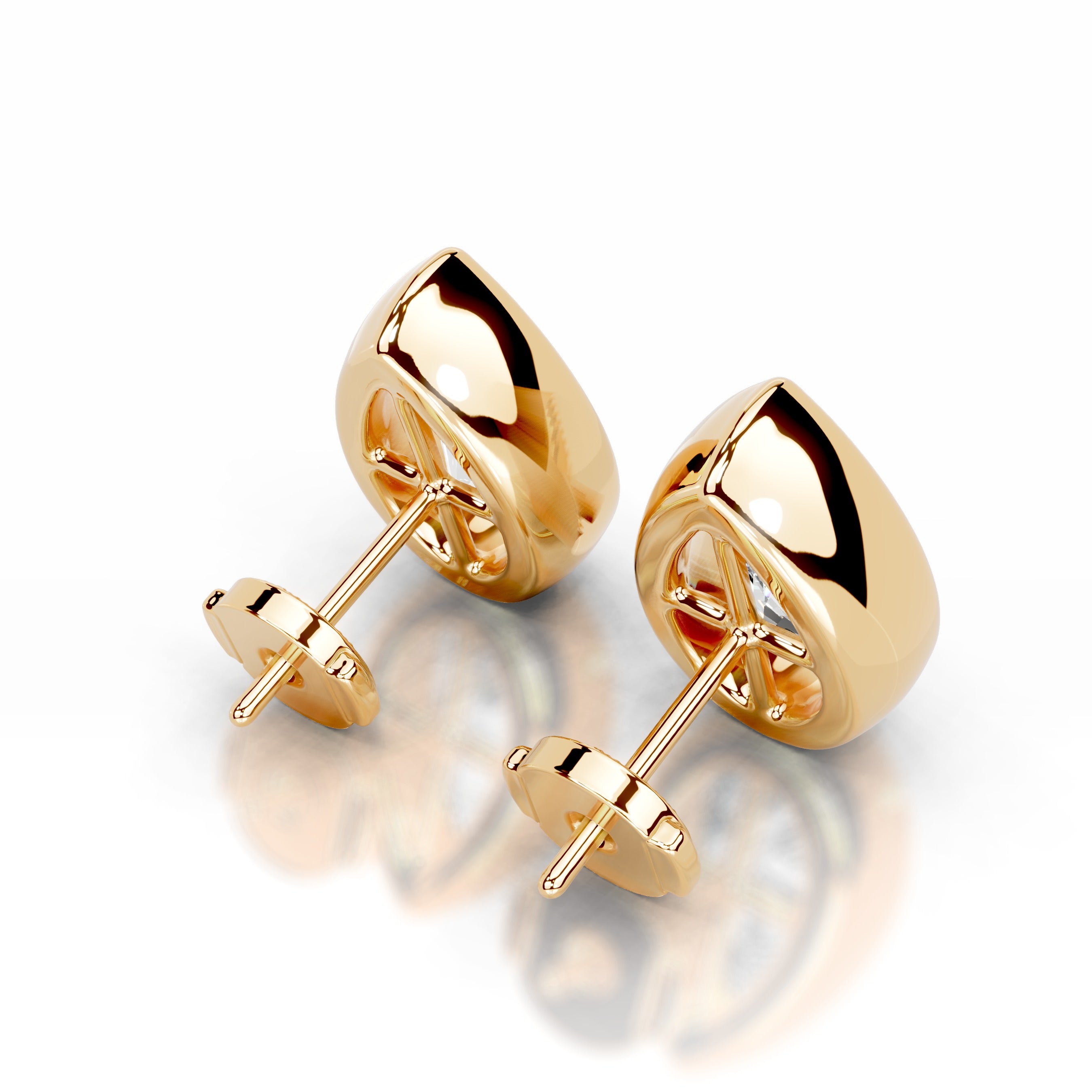 Janice Diamond Earrings - 18K Yellow Gold