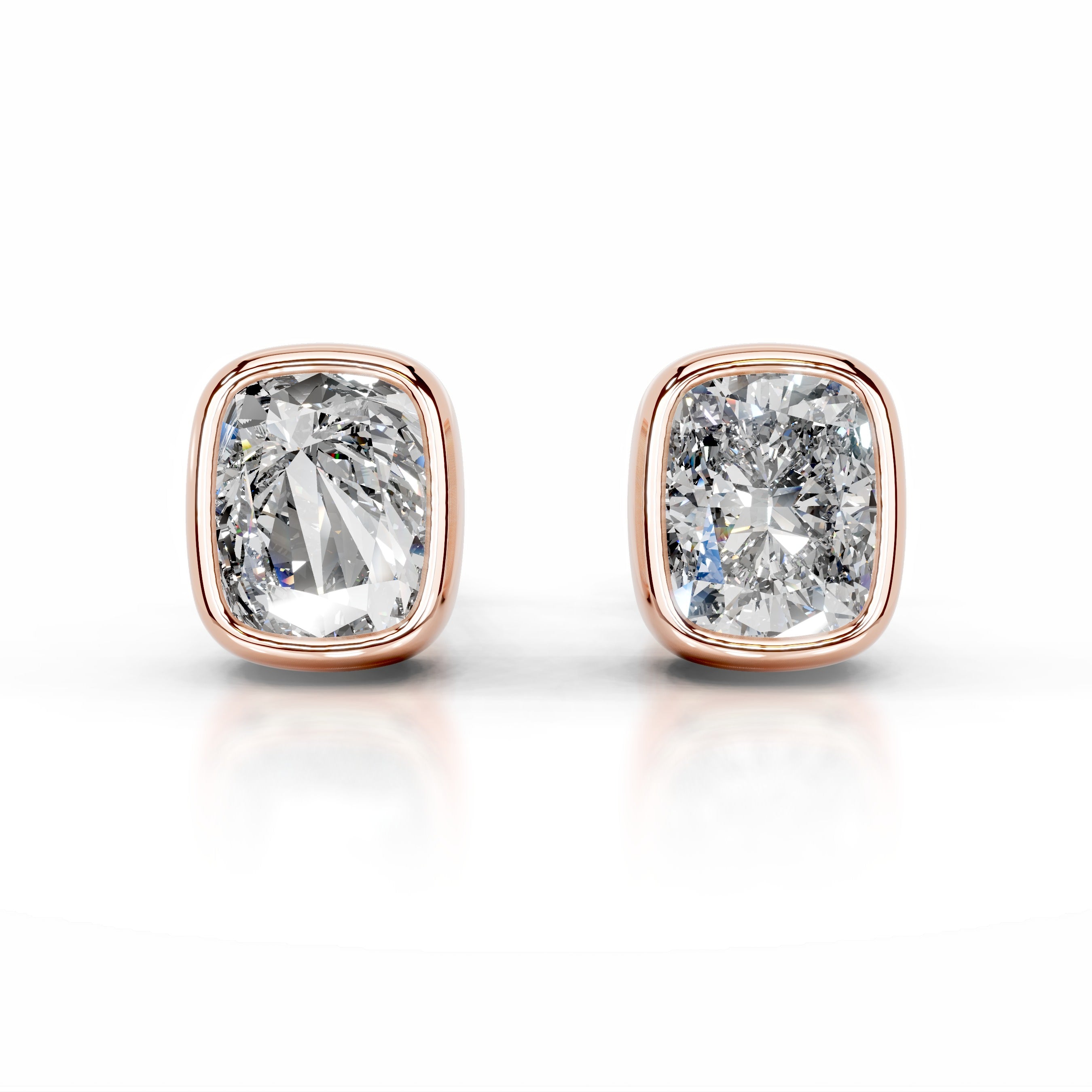 Janice Diamond Earrings - 14K Rose Gold