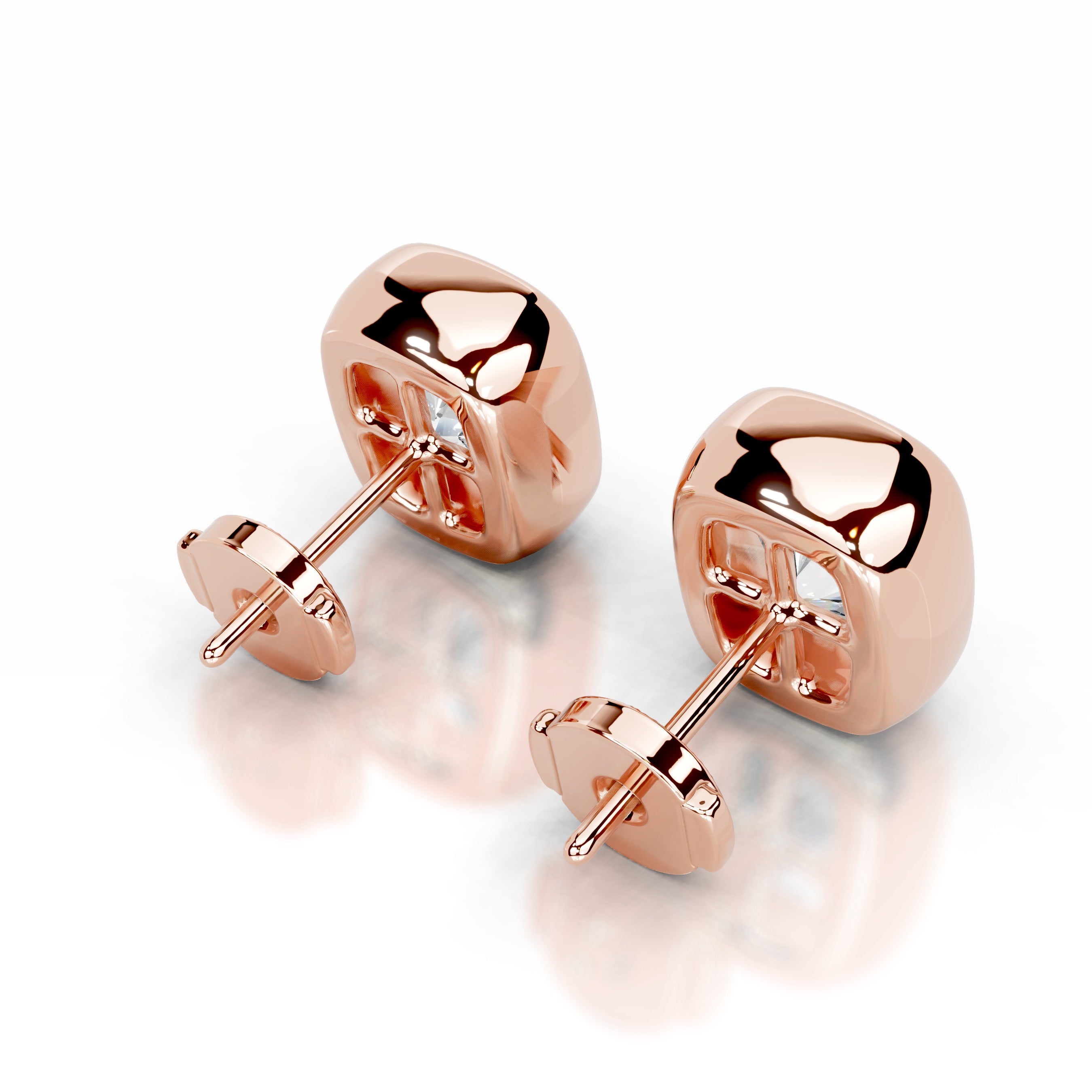 Janice Diamond Earrings - 14K Rose Gold