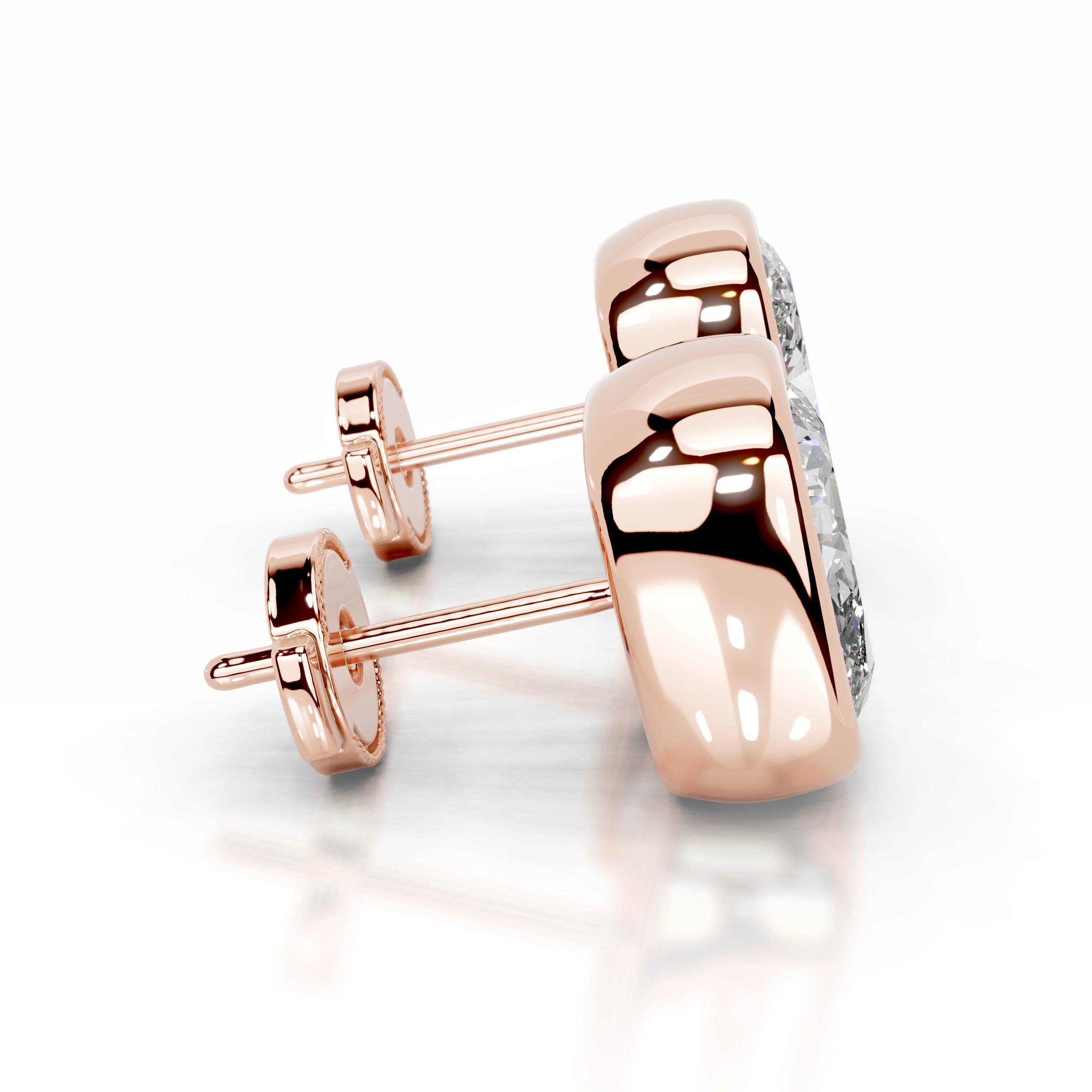 Janice Diamond Earrings - 14K Rose Gold