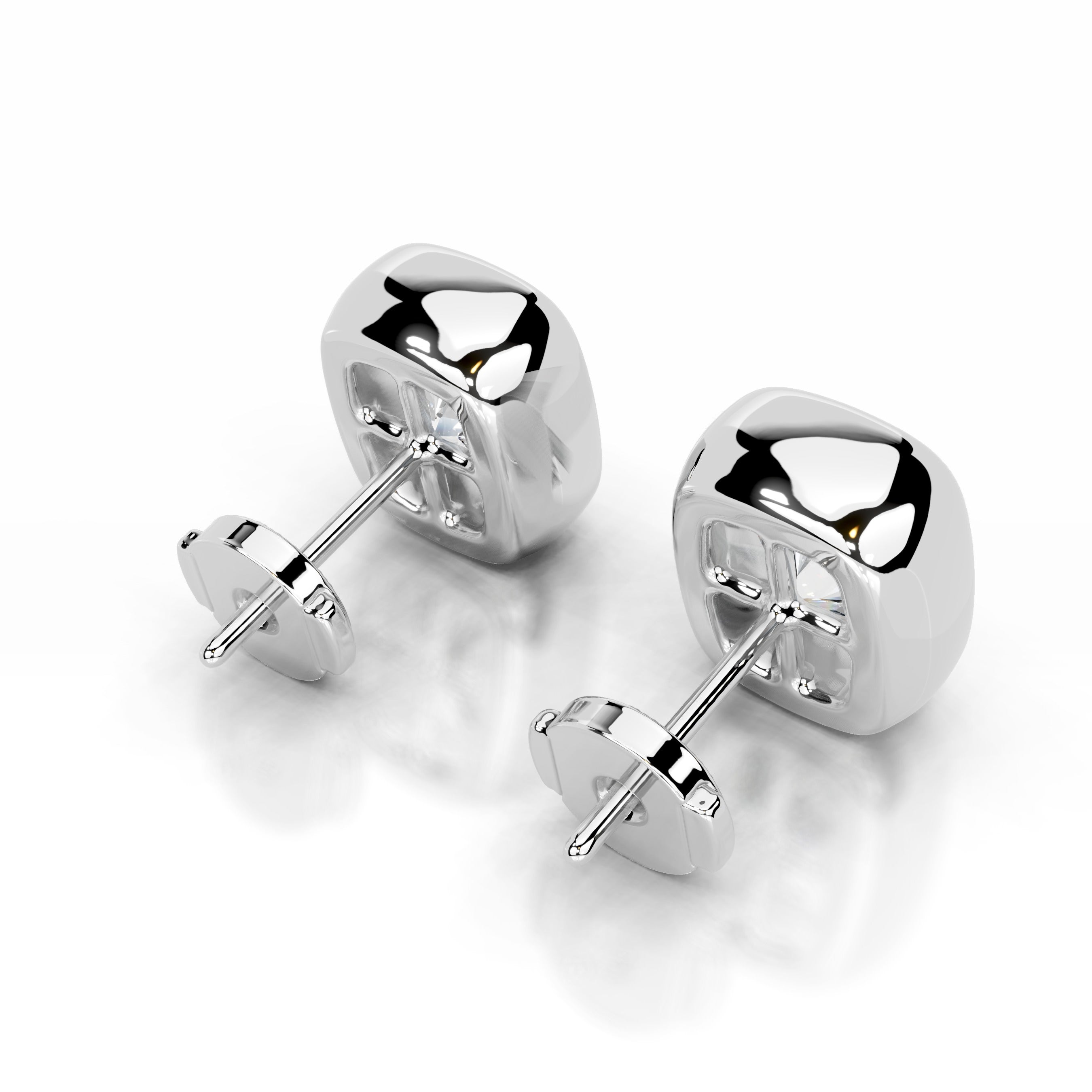 Janice Diamond Earrings - 18K White Gold