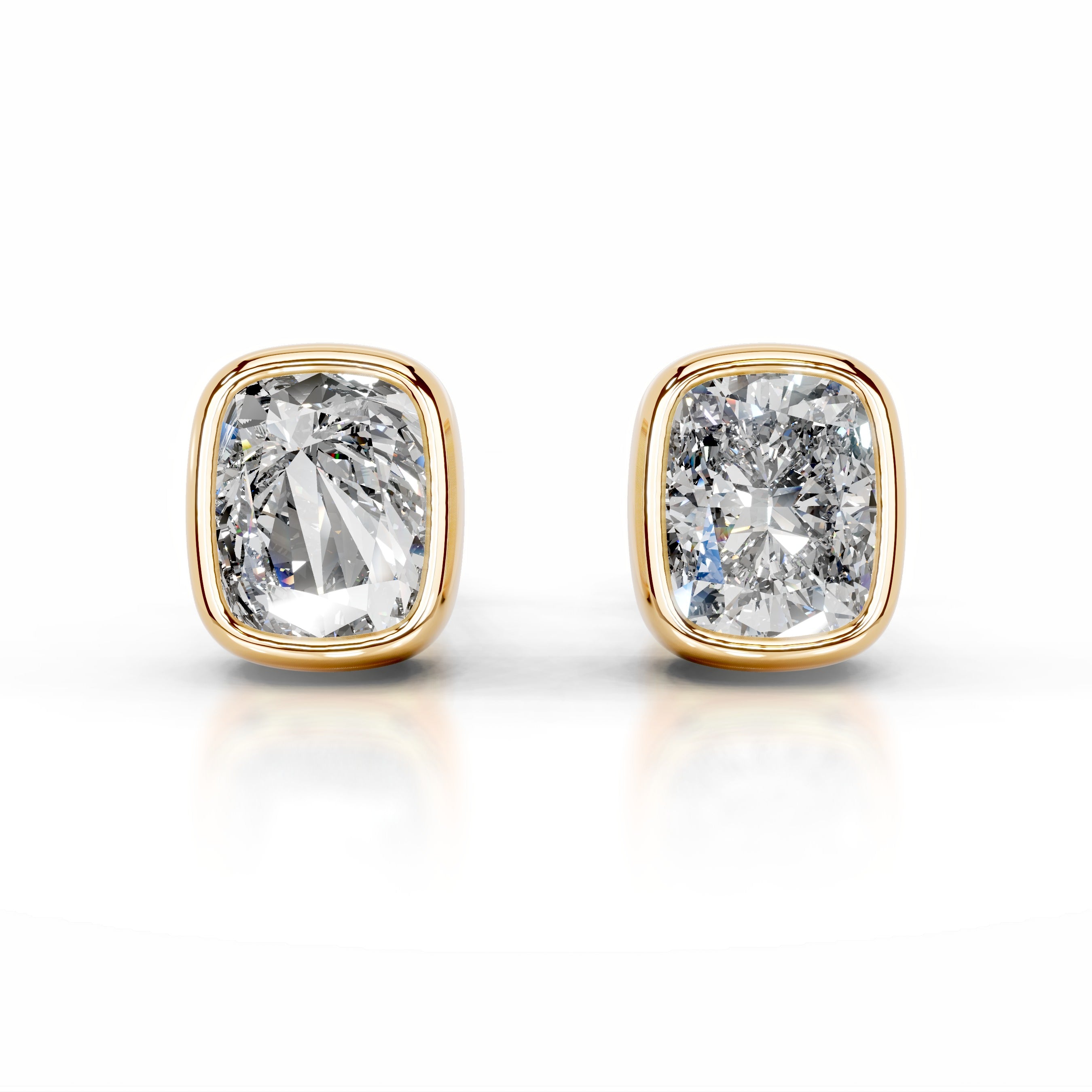 Janice Diamond Earrings - 18K Yellow Gold