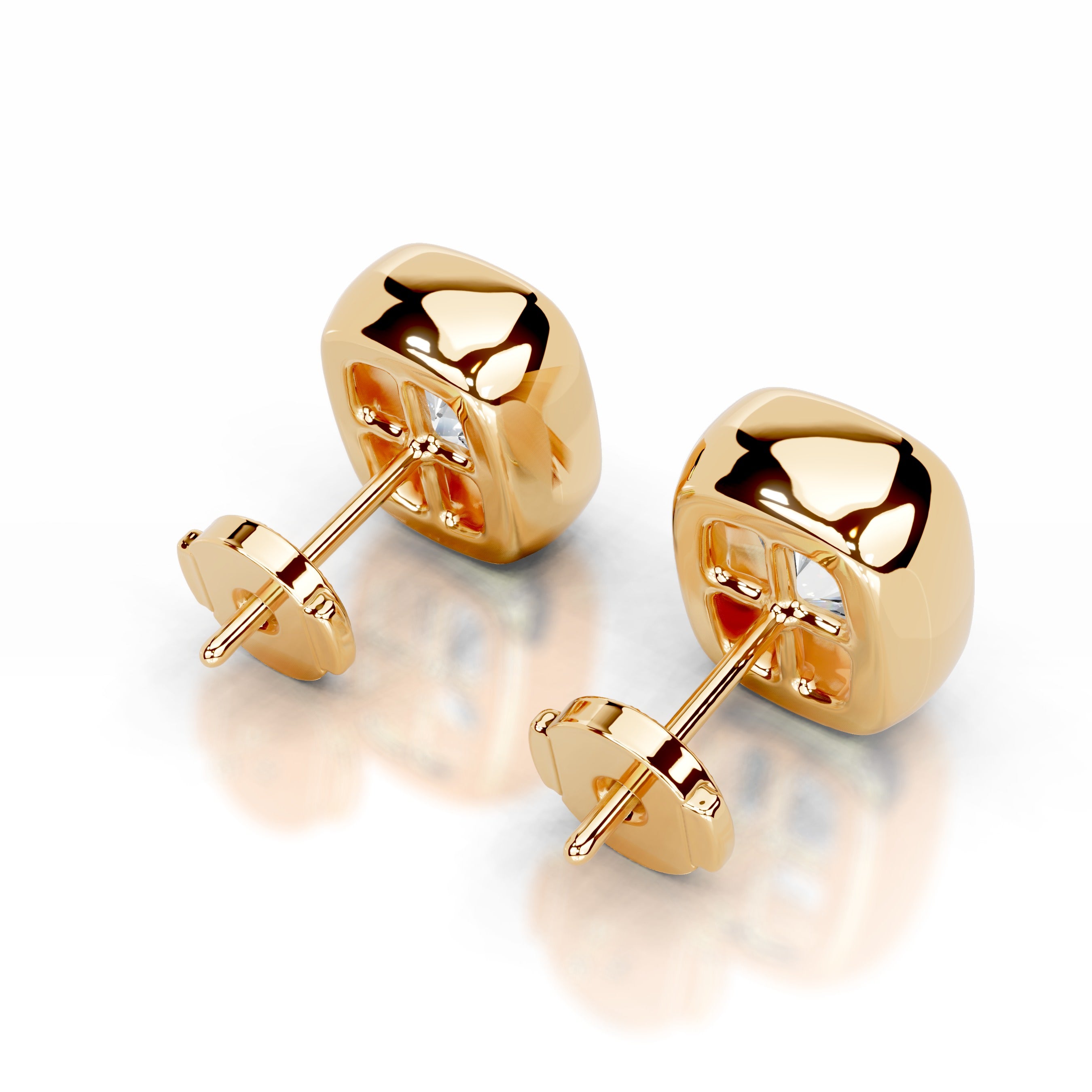 Janice Diamond Earrings - 18K Yellow Gold