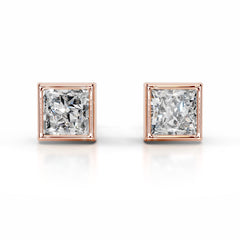 Janice Lab Grown Diamond Earrings - 14K Rose Gold