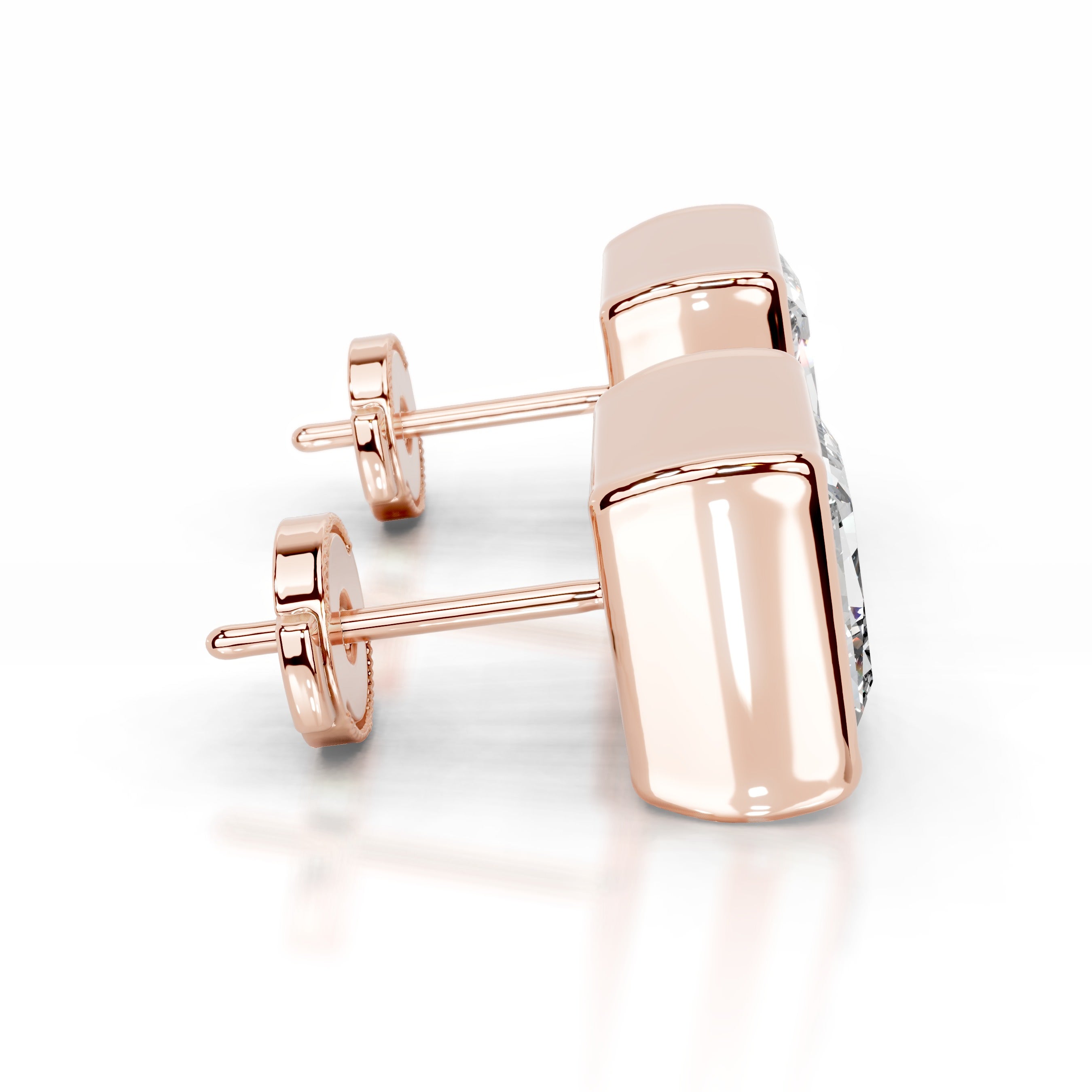 Janice Diamond Earrings - 14K Rose Gold