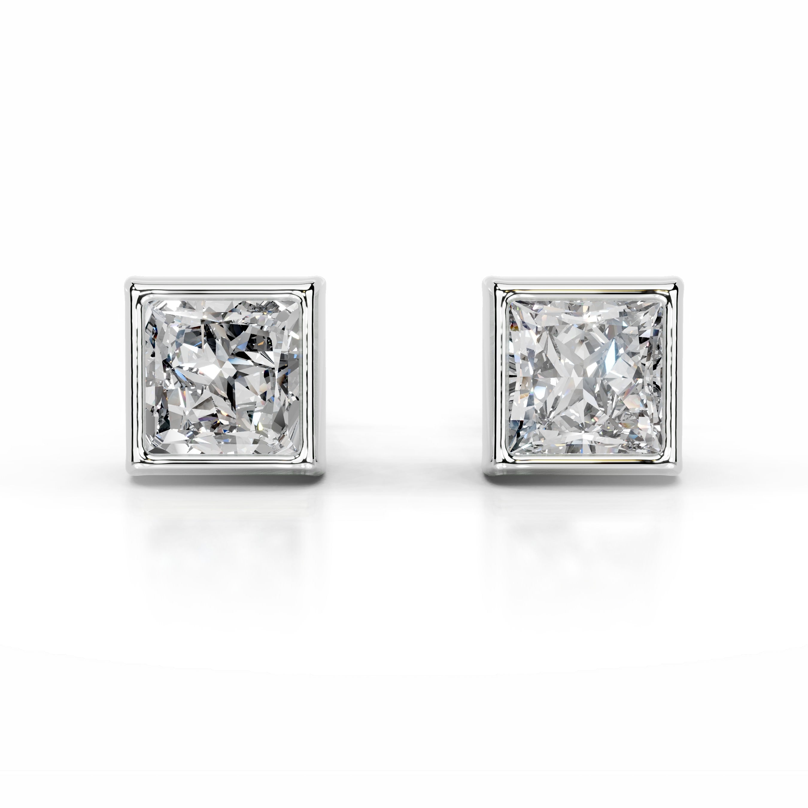 Janice Diamond Earrings - 14K White Gold