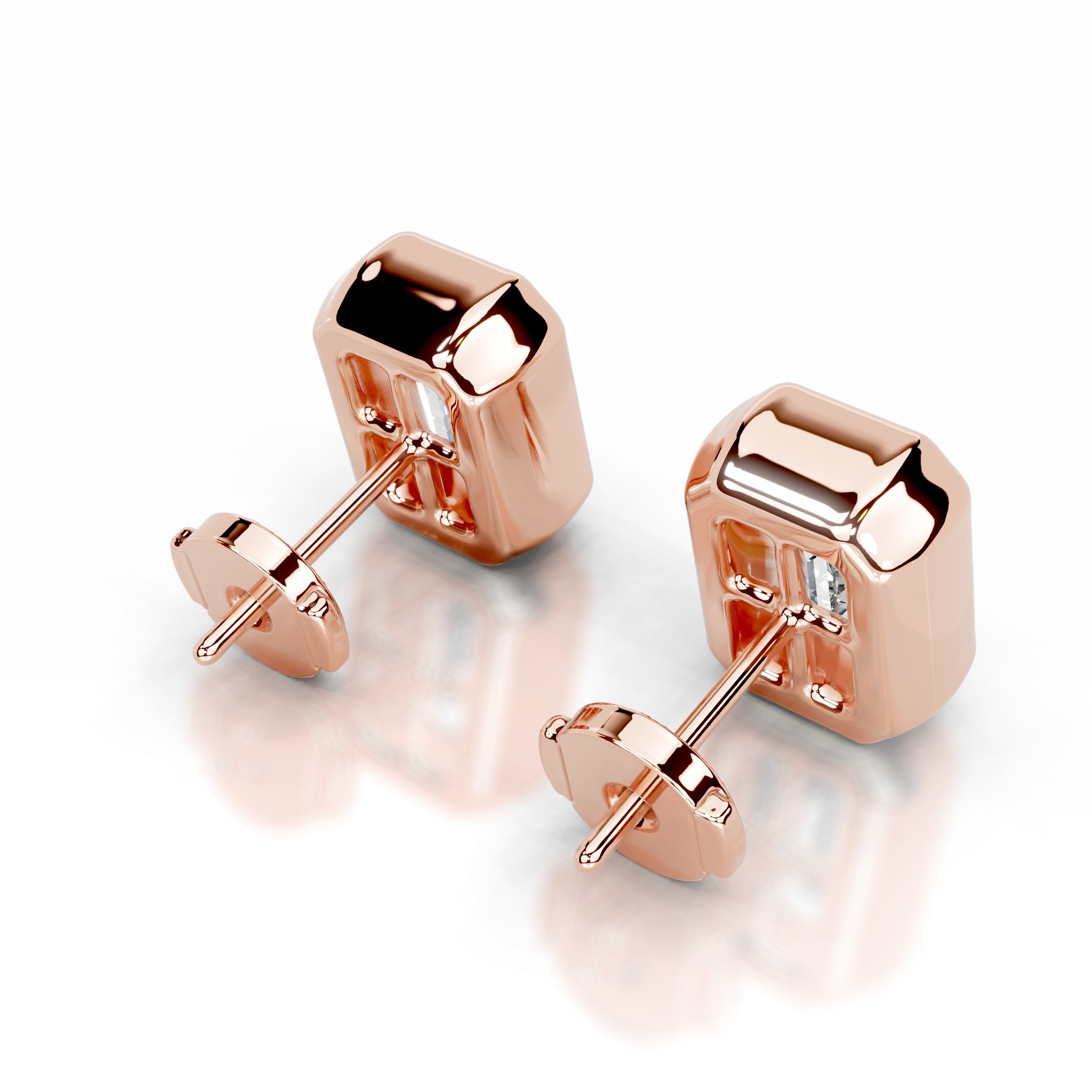 Janice Diamond Earrings - 14K Rose Gold