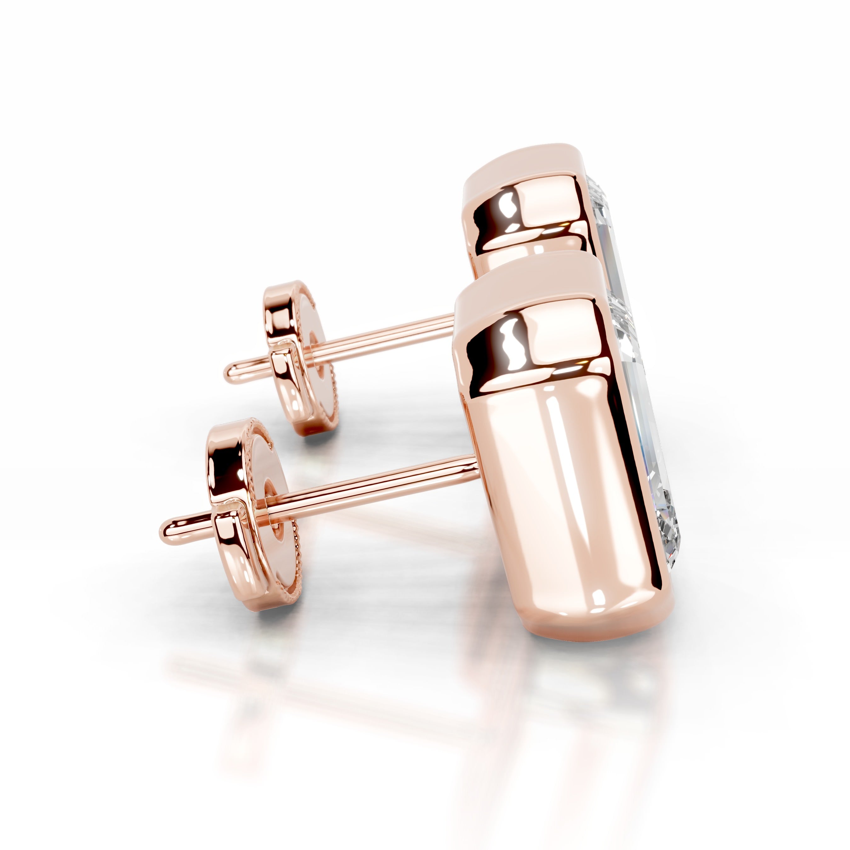 Janice Diamond Earrings - 14K Rose Gold