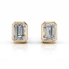 Janice Diamond Earrings - 18K Yellow Gold