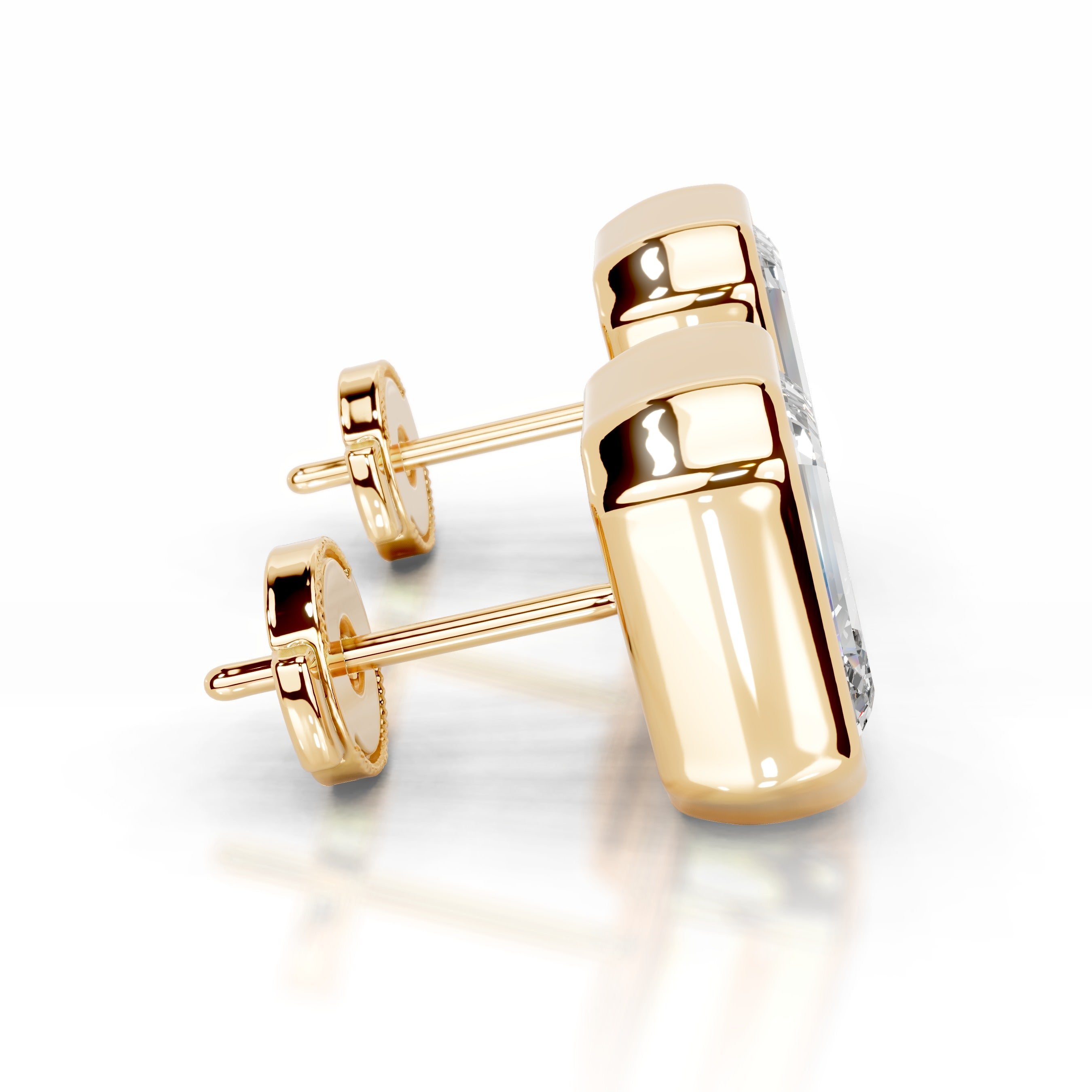 Janice Diamond Earrings - 18K Yellow Gold