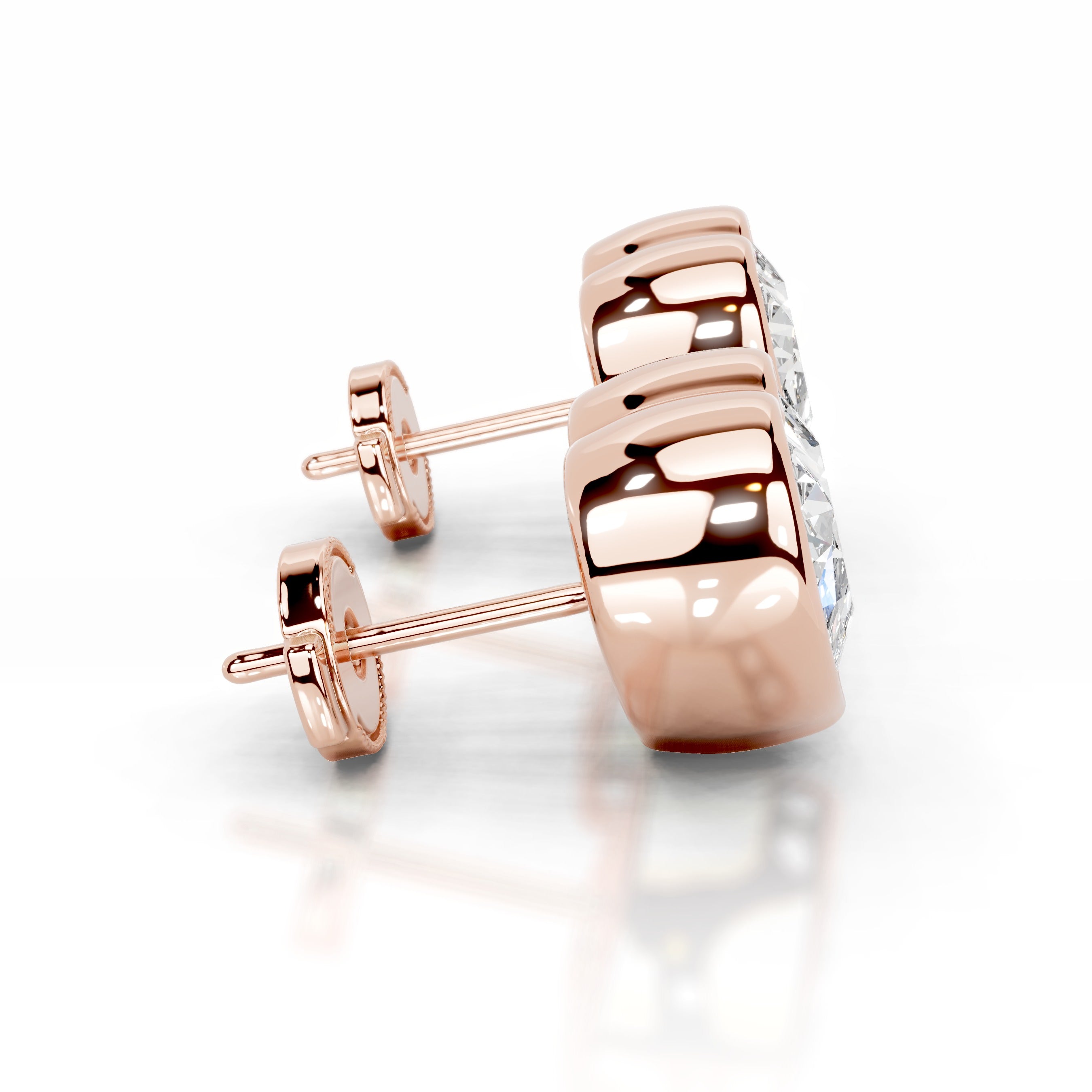 Janice Diamond Earrings - 14K Rose Gold