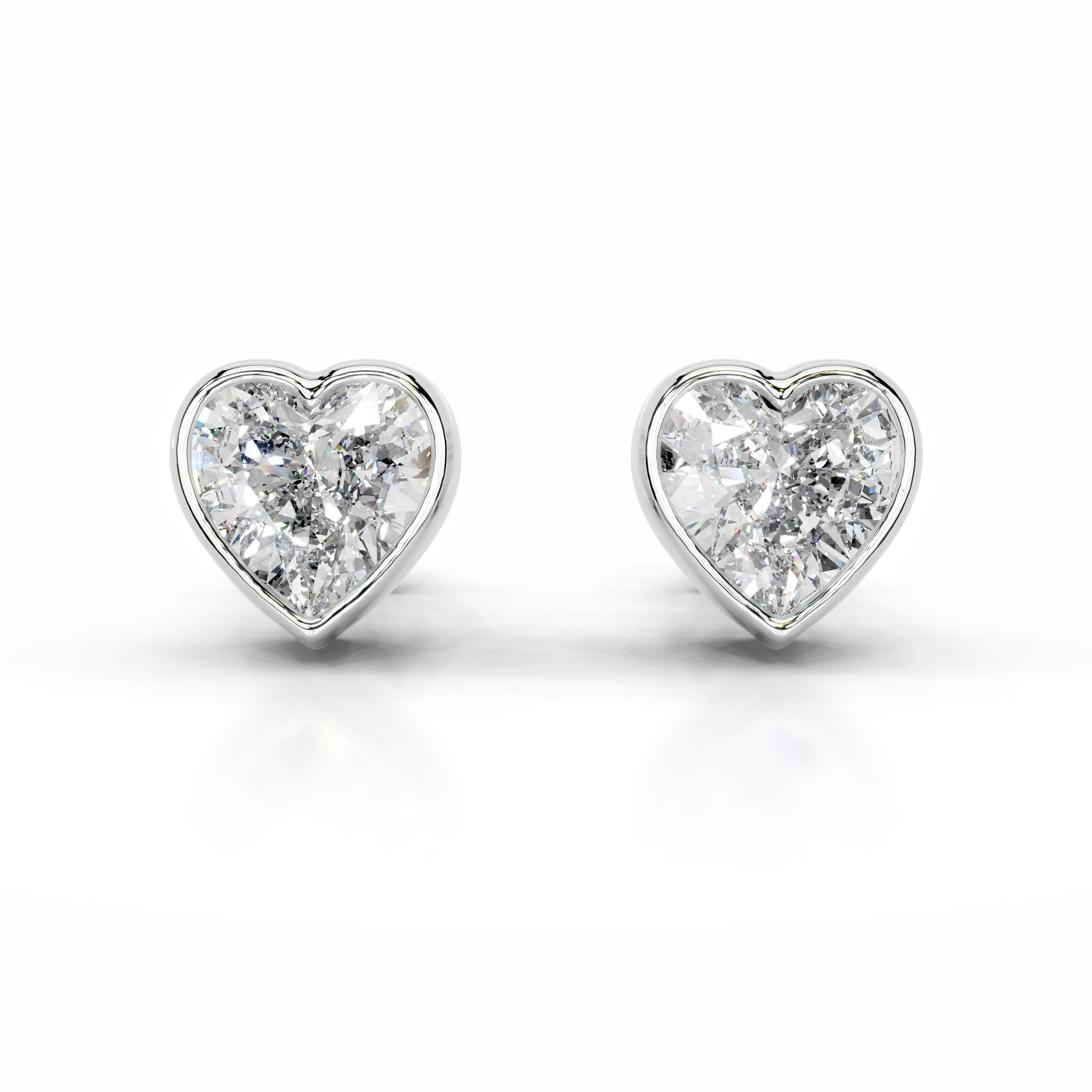 Janice Diamond Earrings - 14K White Gold