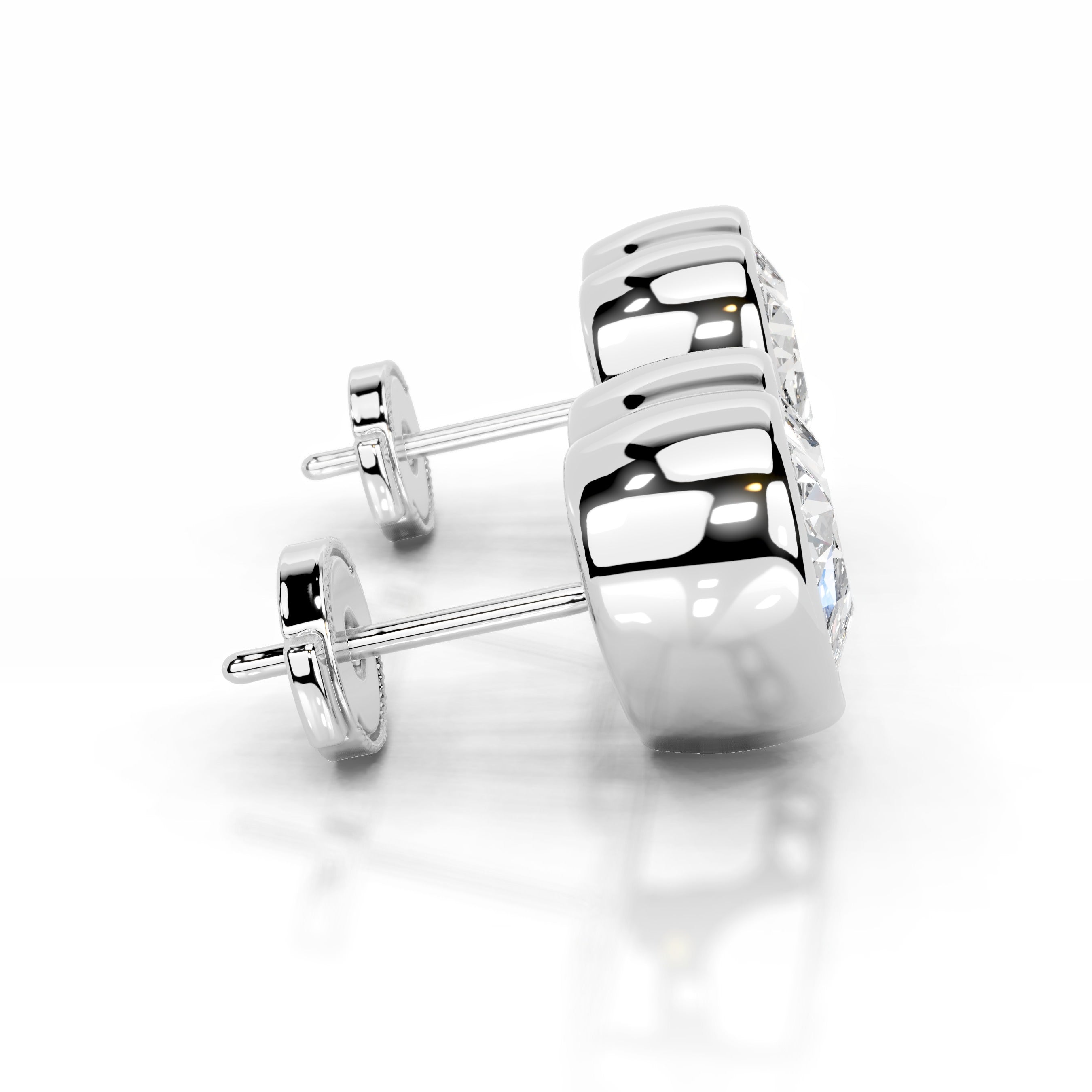 Janice Diamond Earrings - 14K White Gold