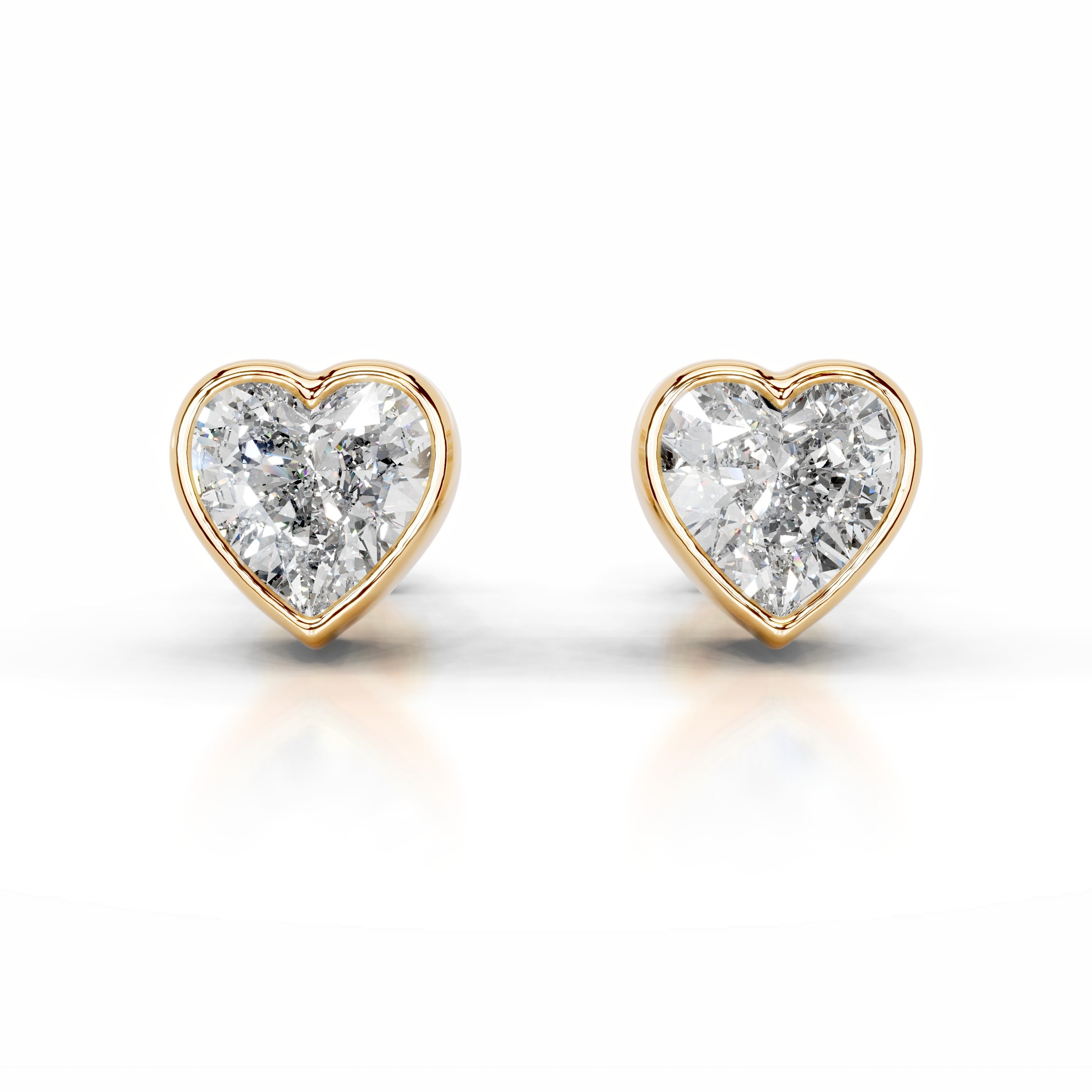 Janice Diamond Earrings - 18K Yellow Gold