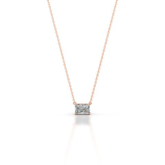 Clmence Diamond Pendant - 14K Rose Gold