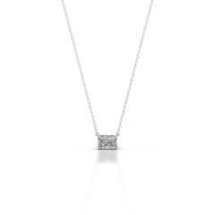 Clmence Diamond Pendant - 18K White Gold