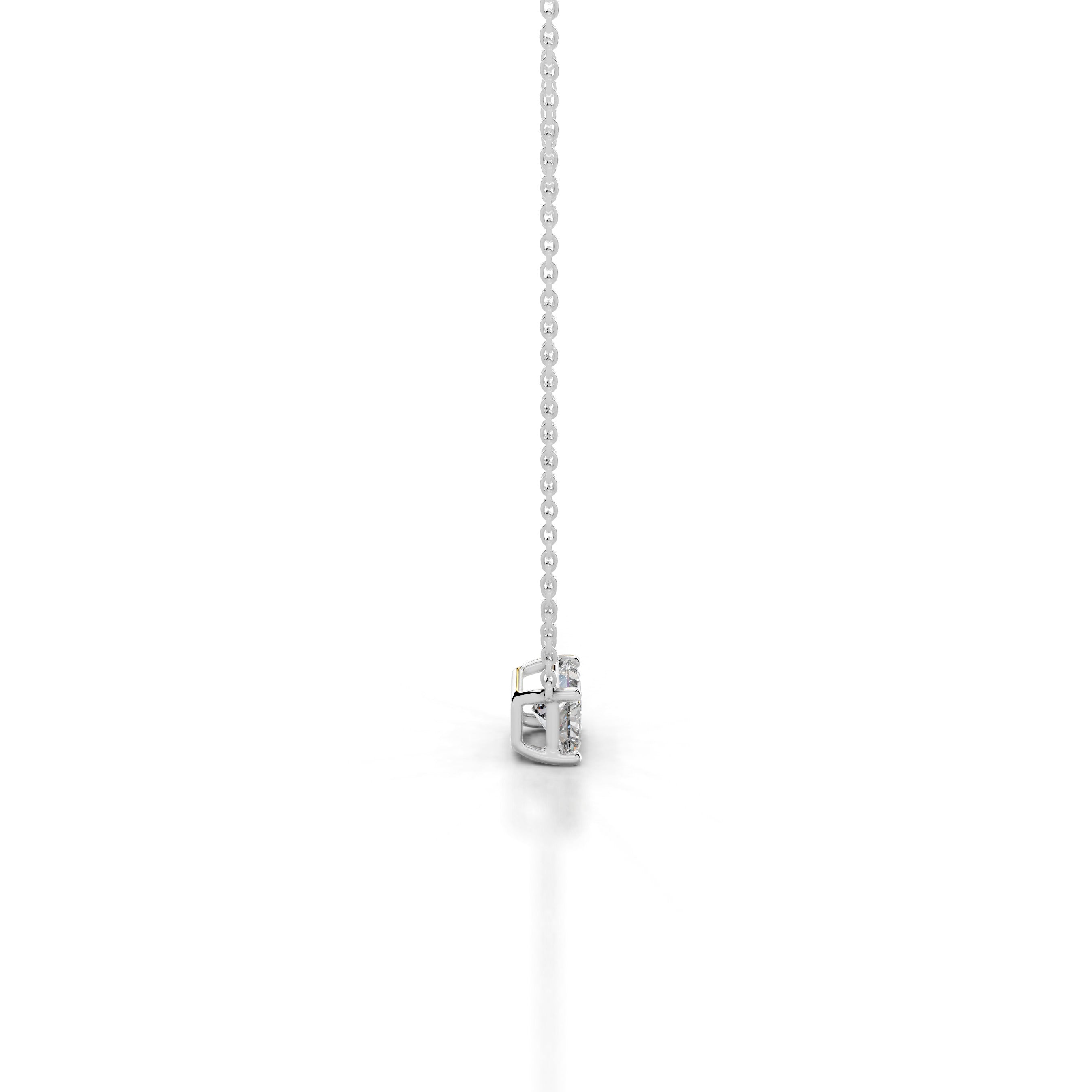 Clmence Diamond Pendant - 18K White Gold - Main Stone 2 Carat