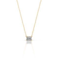 Clmence Diamond Pendant - 18K Yellow Gold