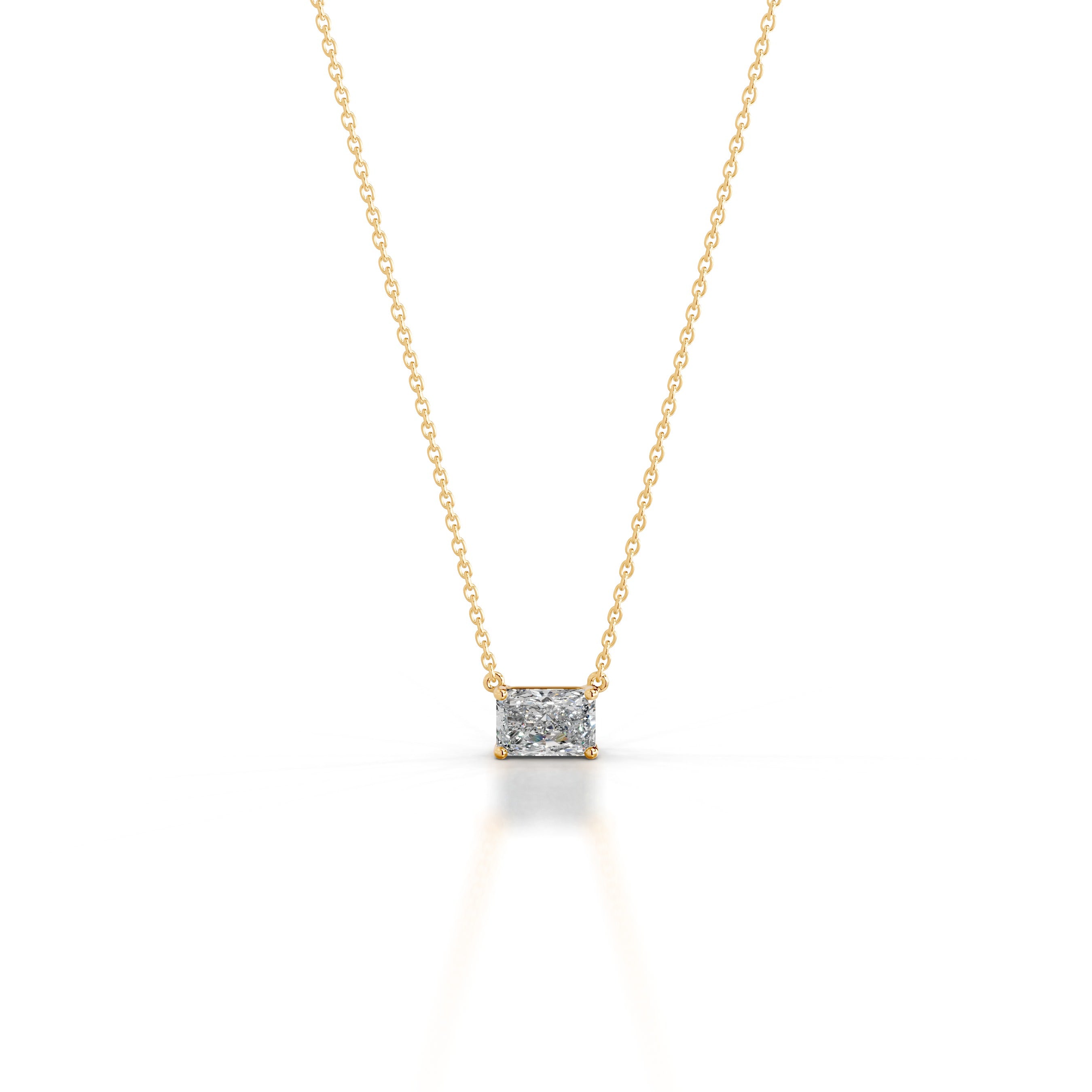 Clmence Diamond Pendant - 18K Yellow Gold