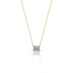 Clmence Diamond Pendant - 18K Yellow Gold - Main Stone 2 Carat