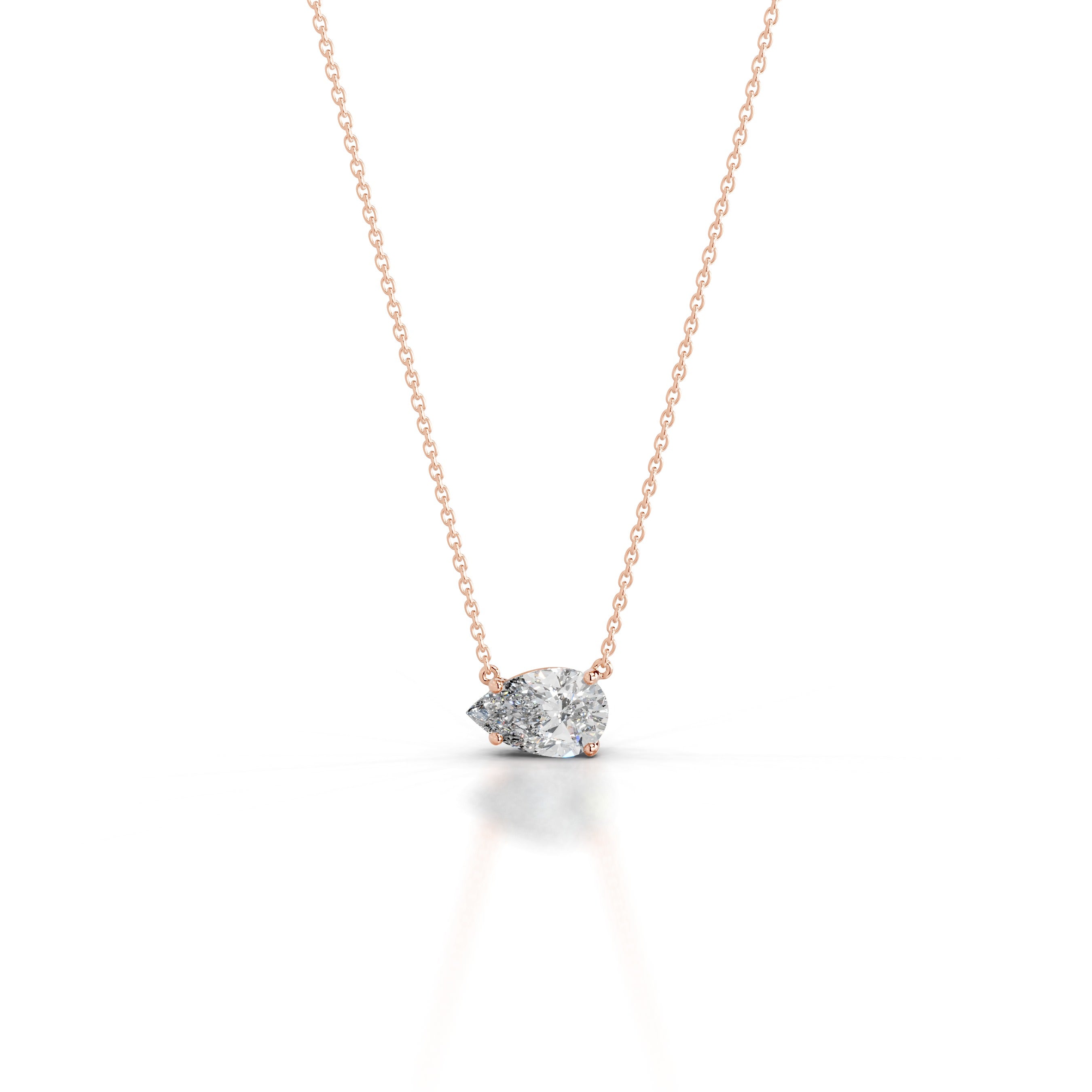 Clmence Diamond Pendant - 14K Rose Gold