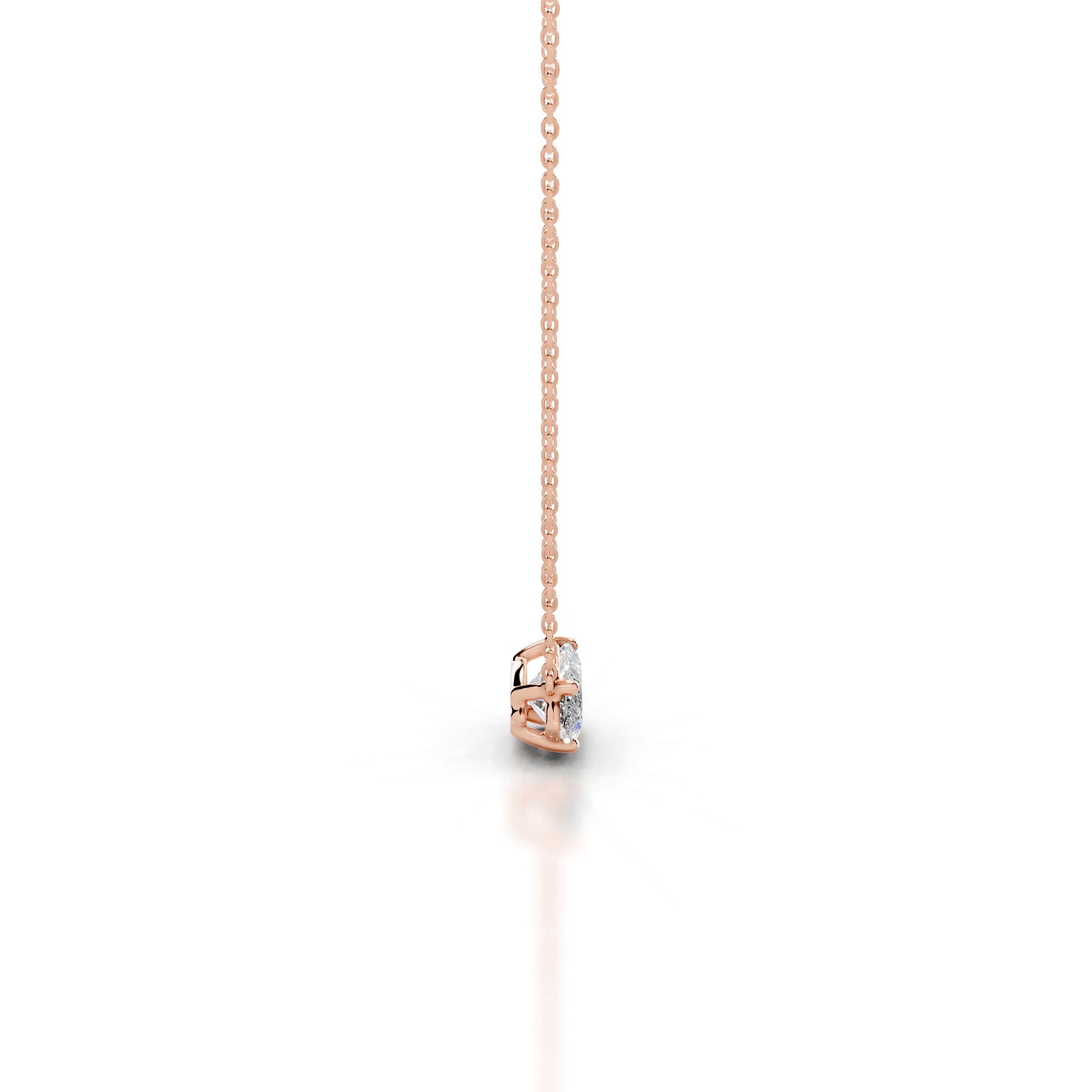 Clmence Diamond Pendant - 14K Rose Gold