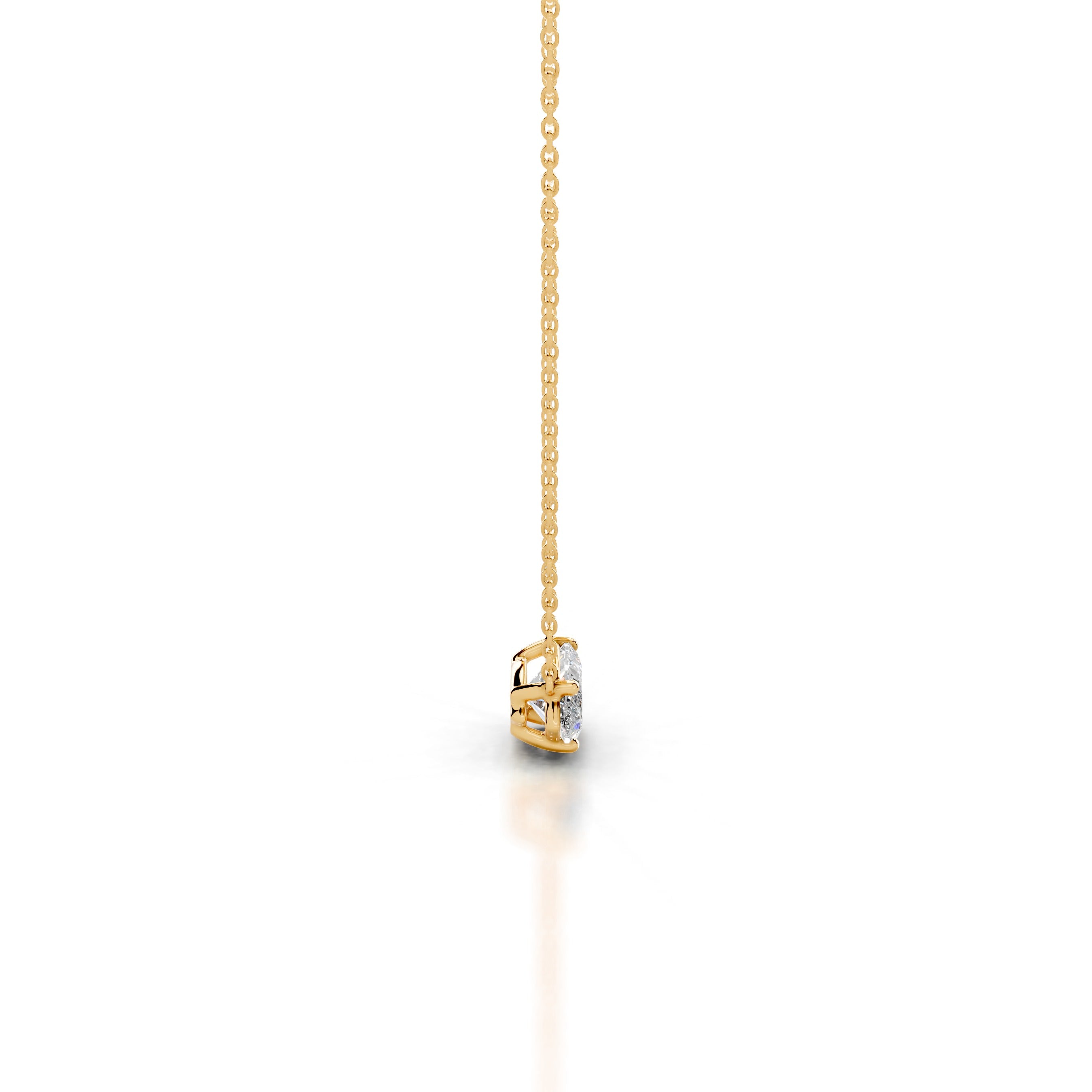 Clmence Diamond Pendant - 18K Yellow Gold