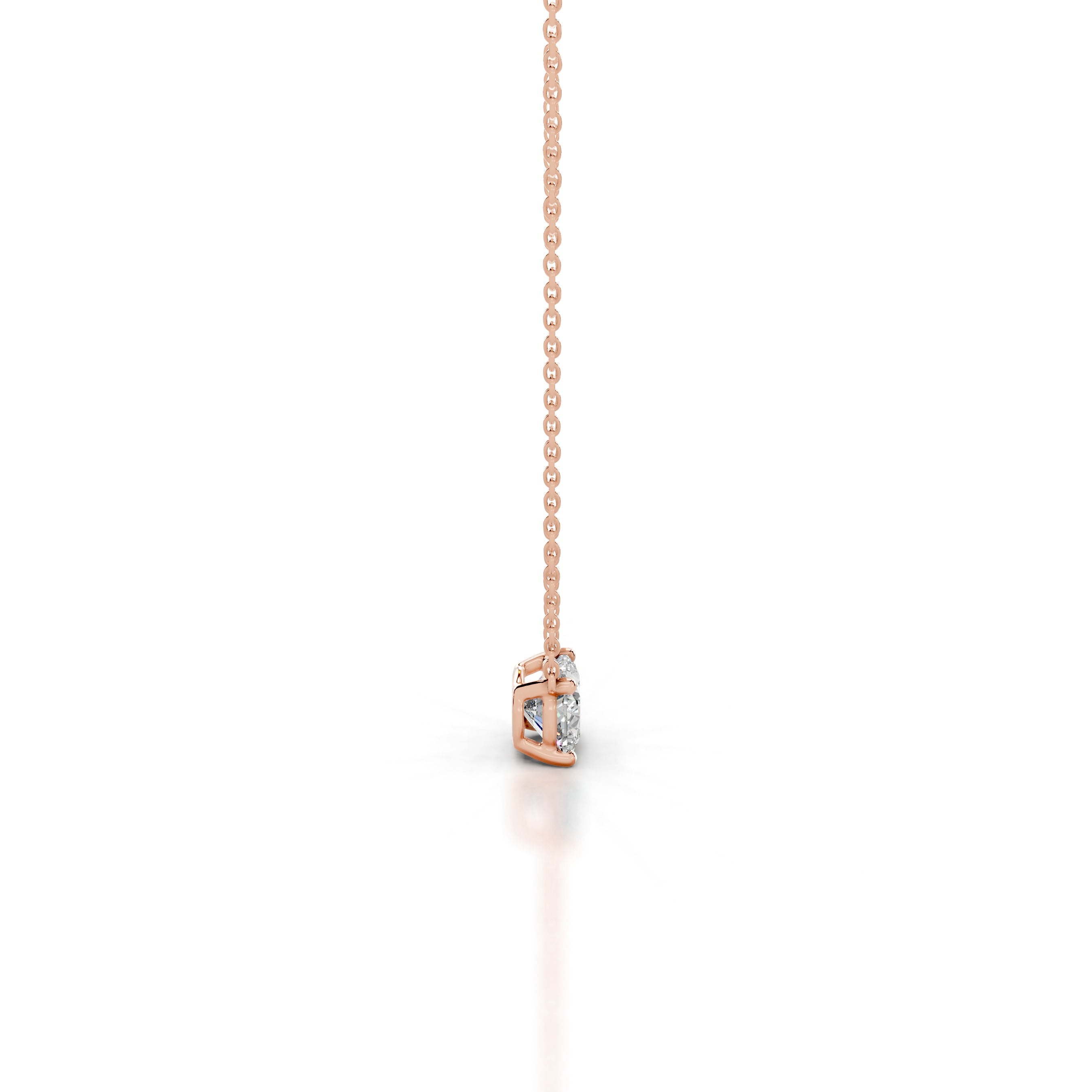 Clmence Diamond Pendant - 14K Rose Gold