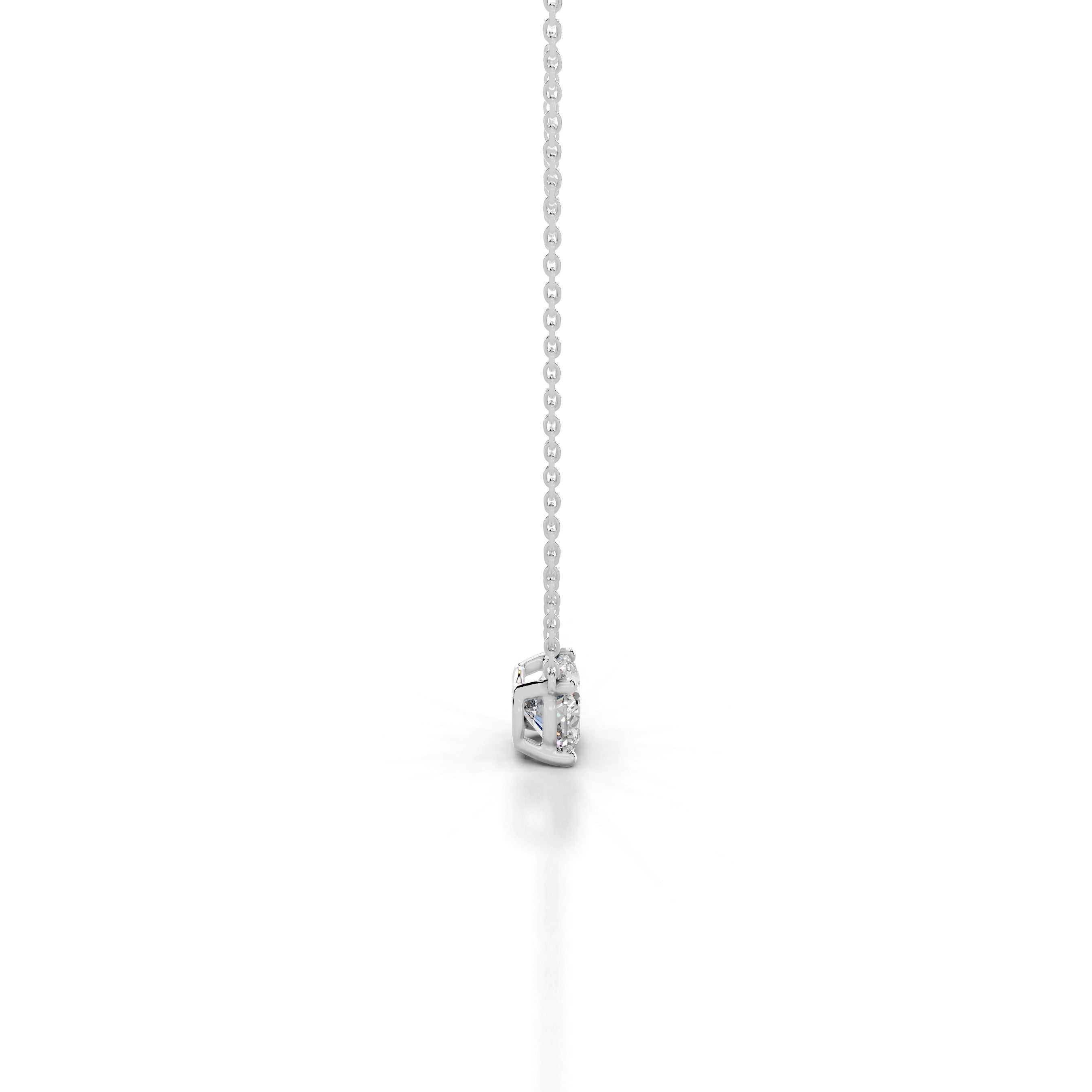 Clmence Diamond Pendant - 18K White Gold