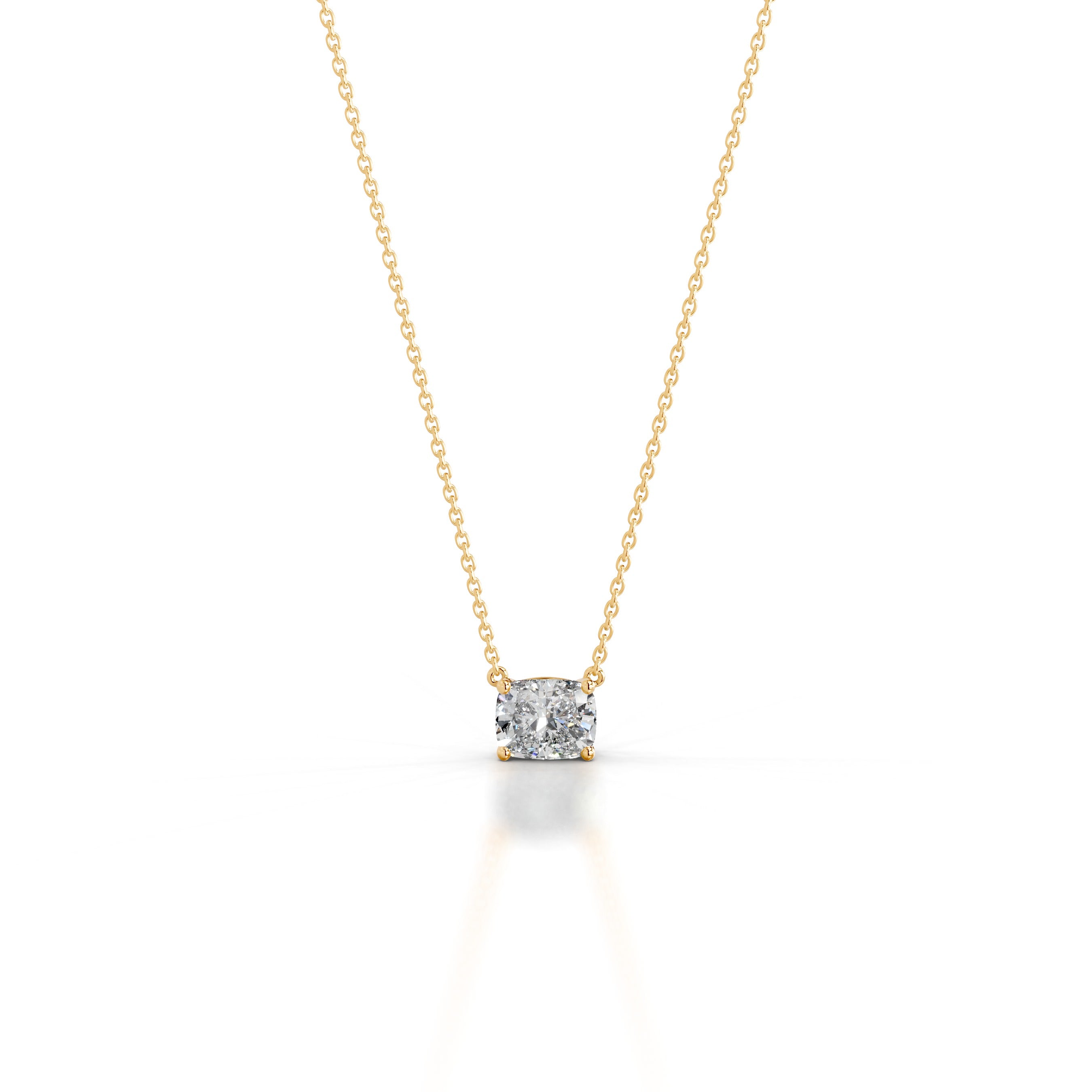 Clmence Diamond Pendant - 18K Yellow Gold