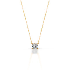 Clmence Lab Grown Diamond Pendant - 18K Yellow Gold (0.5 Carat)
