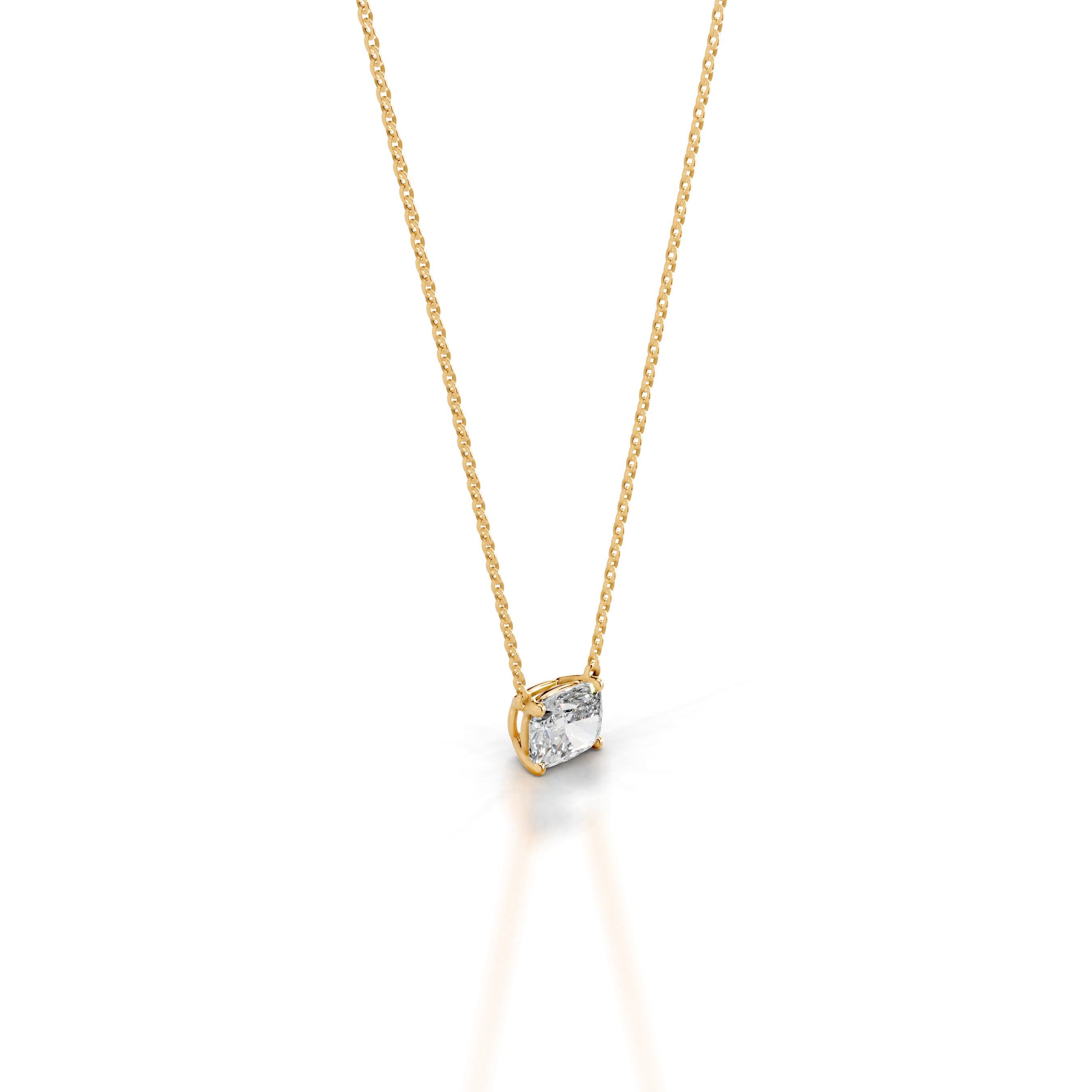 Clmence Diamond Pendant - 18K Yellow Gold