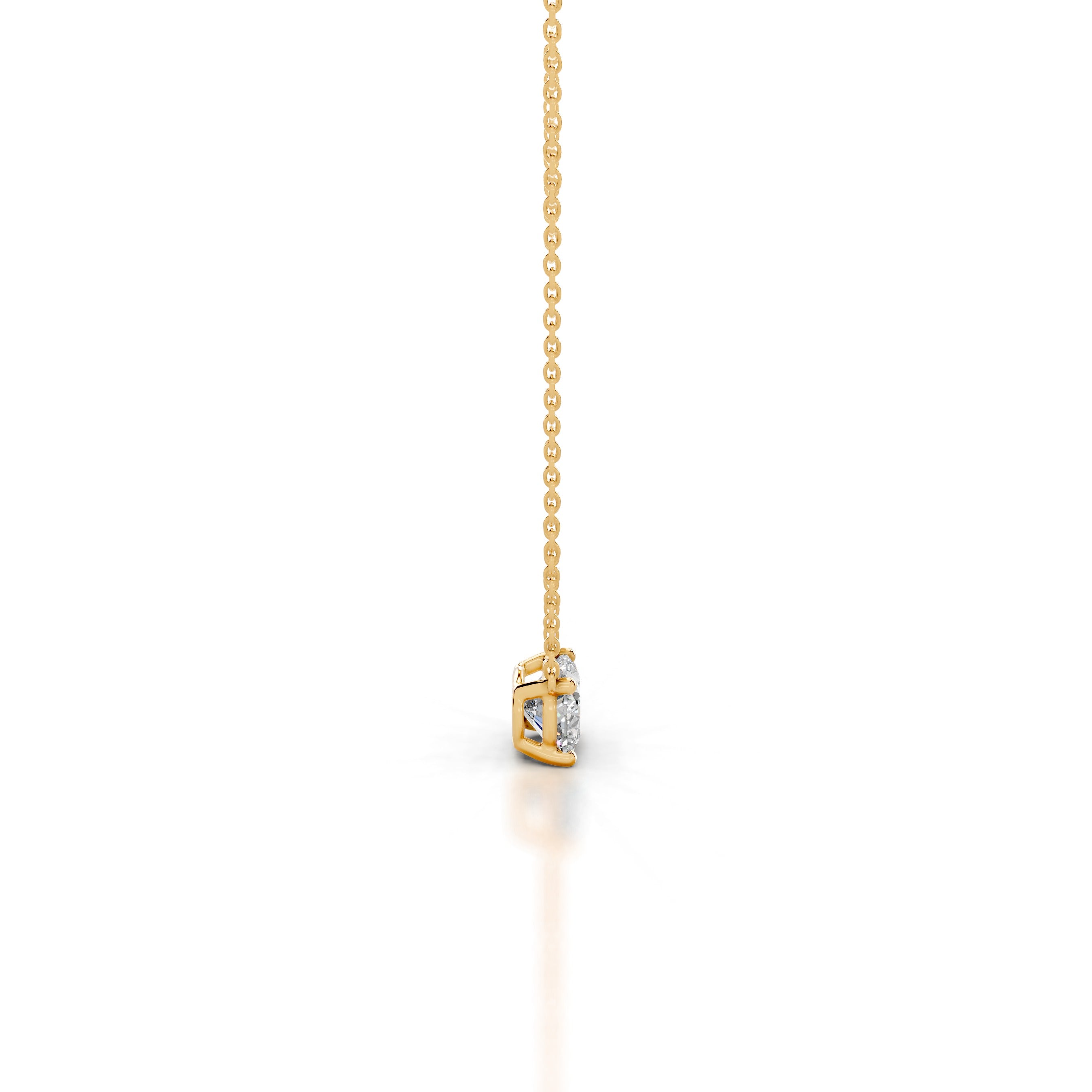 Clmence Diamond Pendant - 18K Yellow Gold