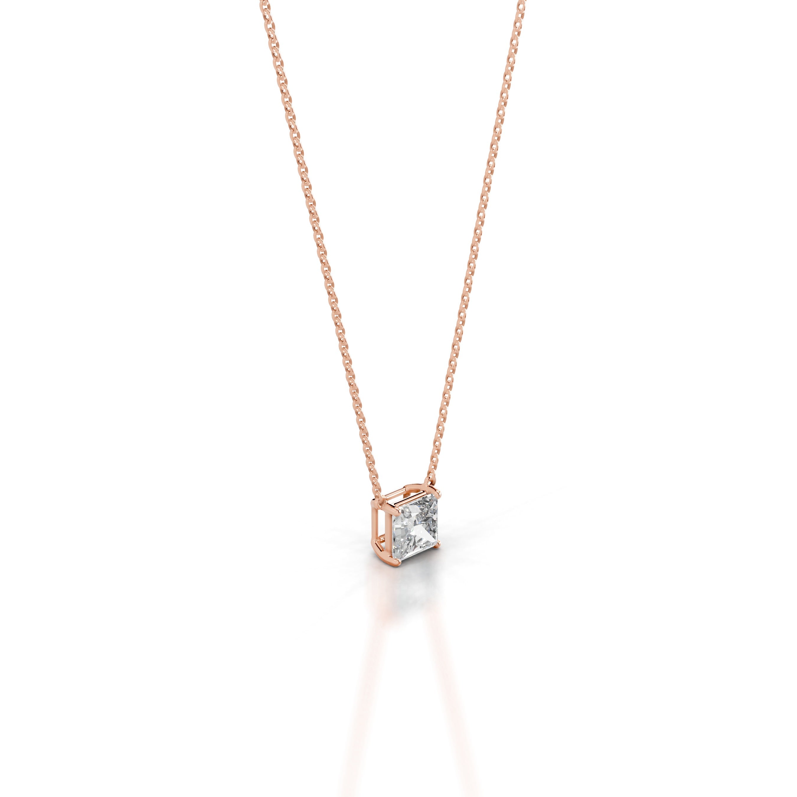 Clmence Diamond Pendant - 14K Rose Gold