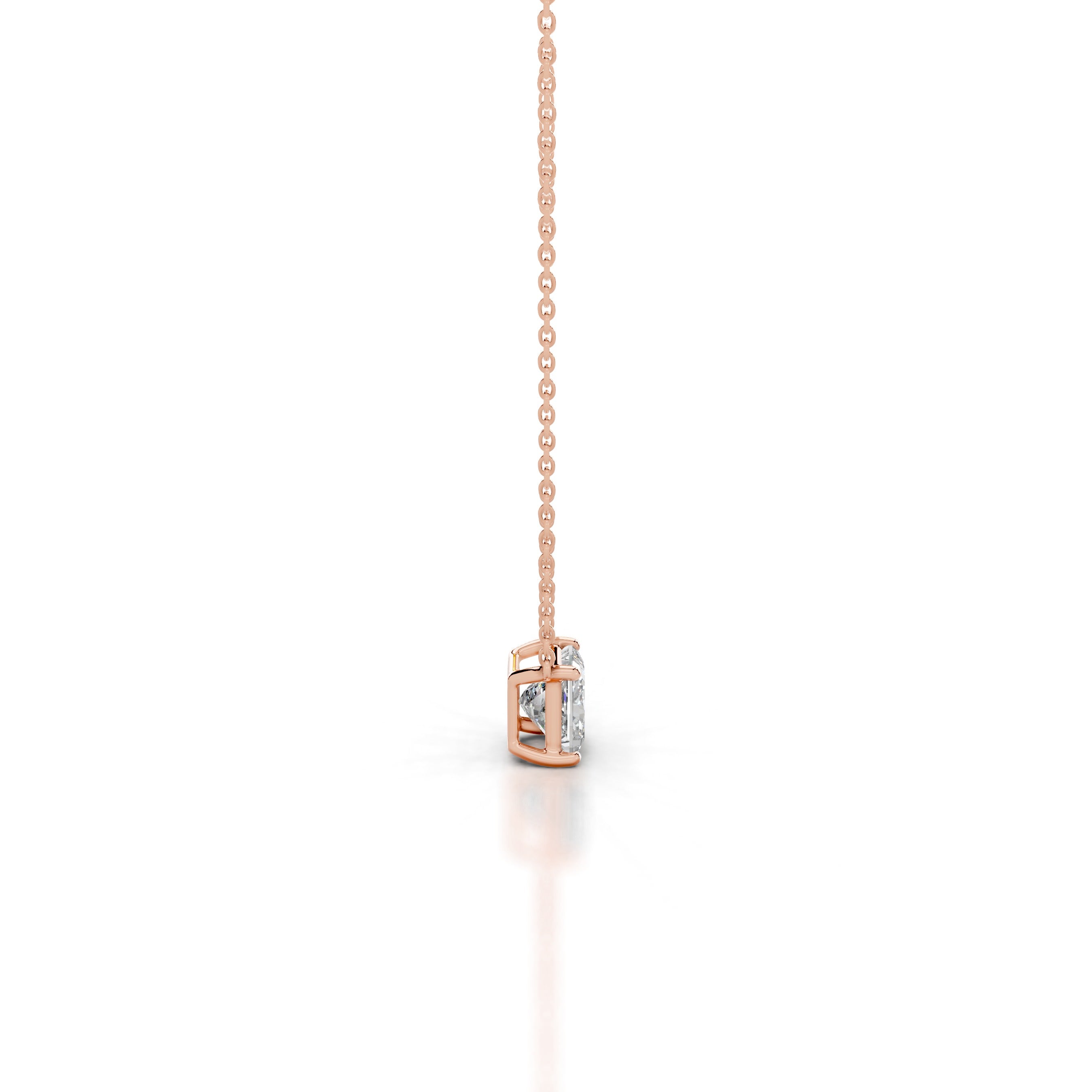 Clmence Diamond Pendant - 14K Rose Gold